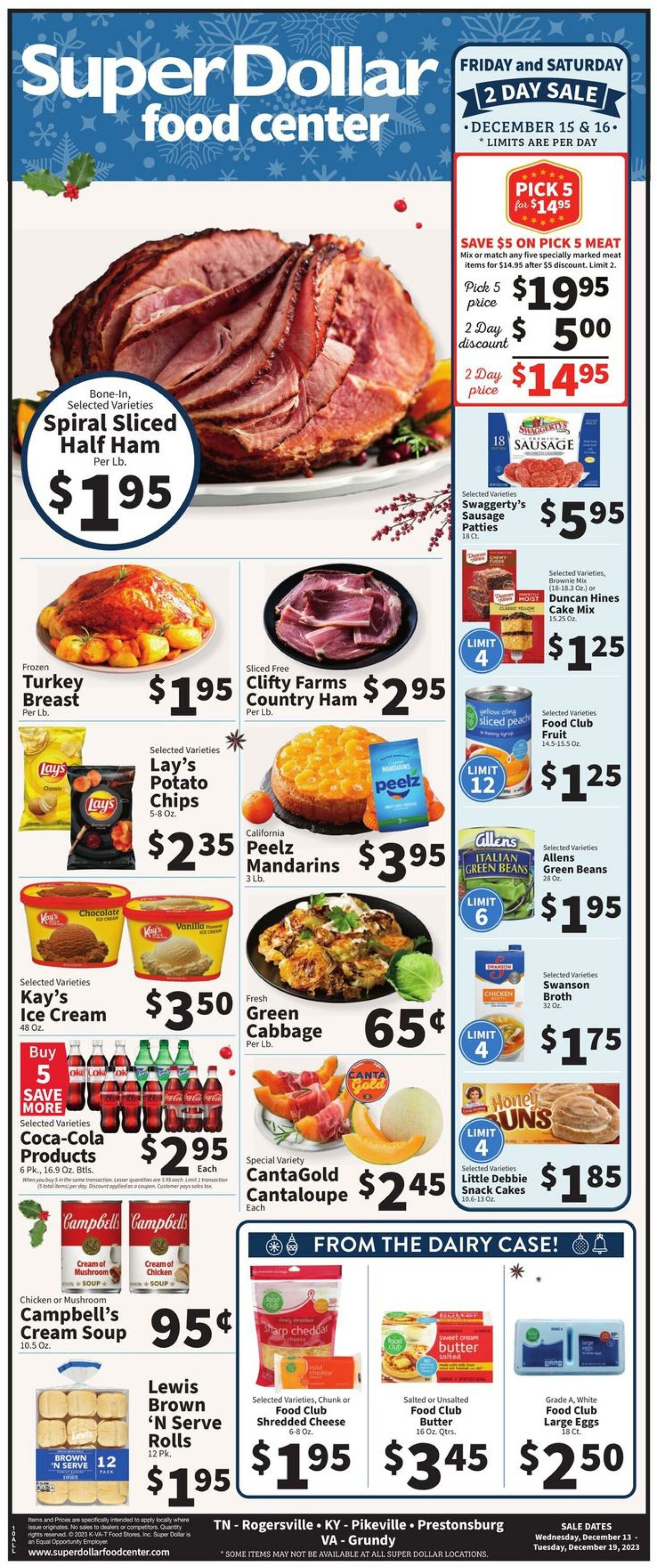Super Dollar Food Center Weekly Ad Circular - valid 12/13-12/19/2023