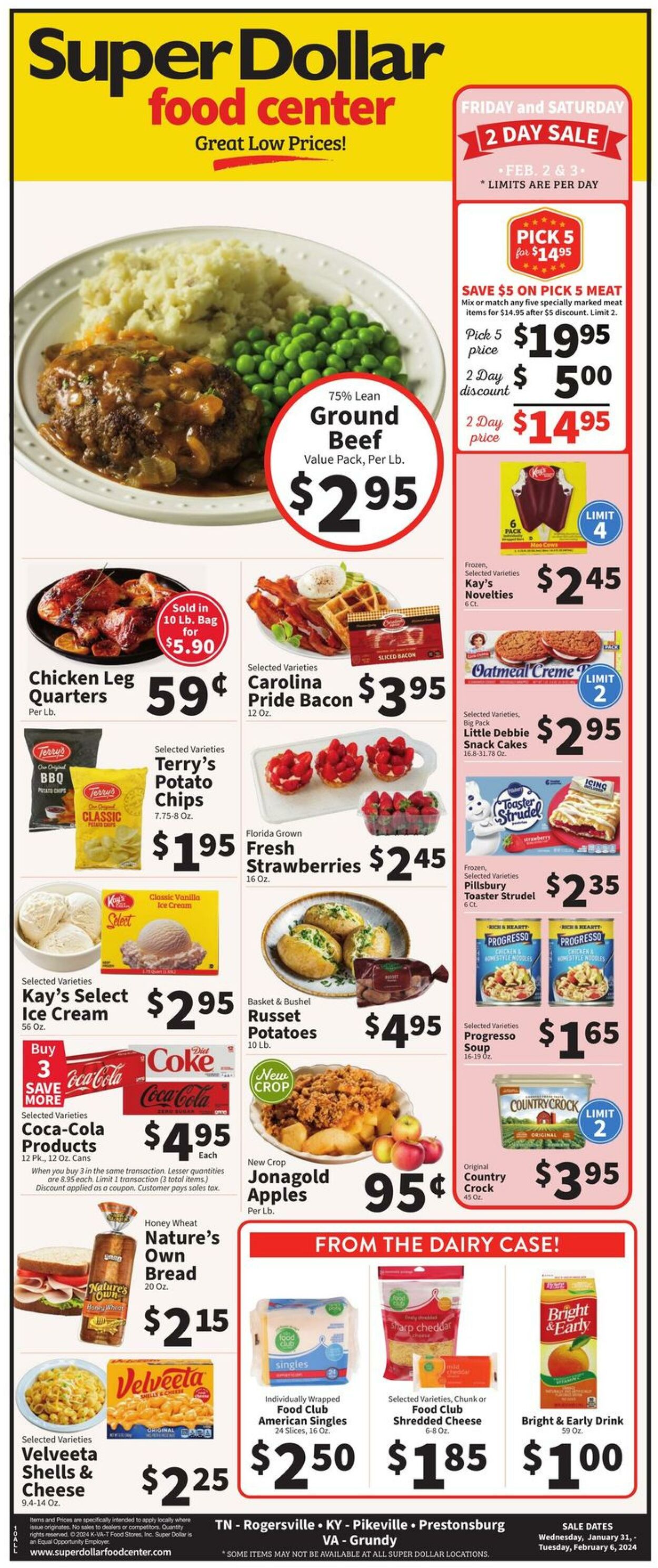 Super Dollar Food Center Weekly Ad Circular - valid 01/31-02/06/2024