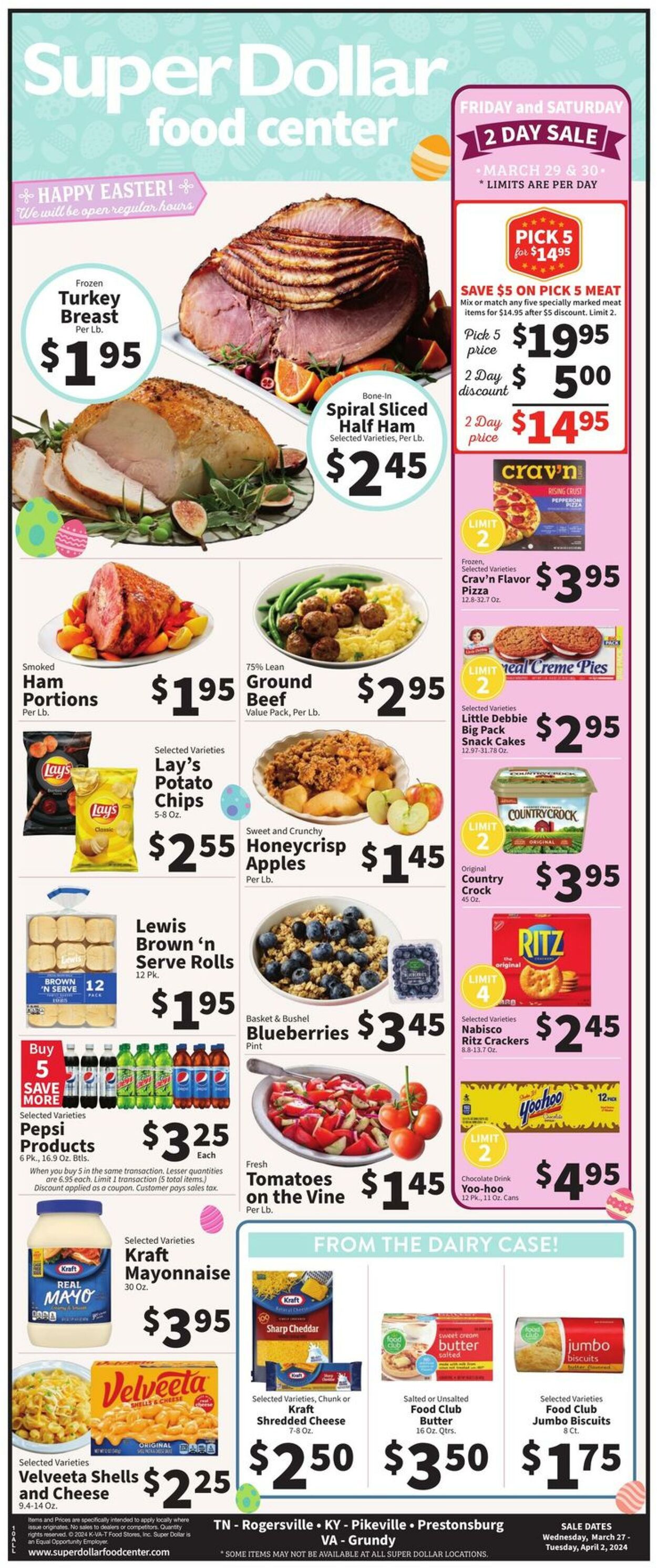 Super Dollar Food Center Weekly Ad Circular - valid 03/27-04/02/2024