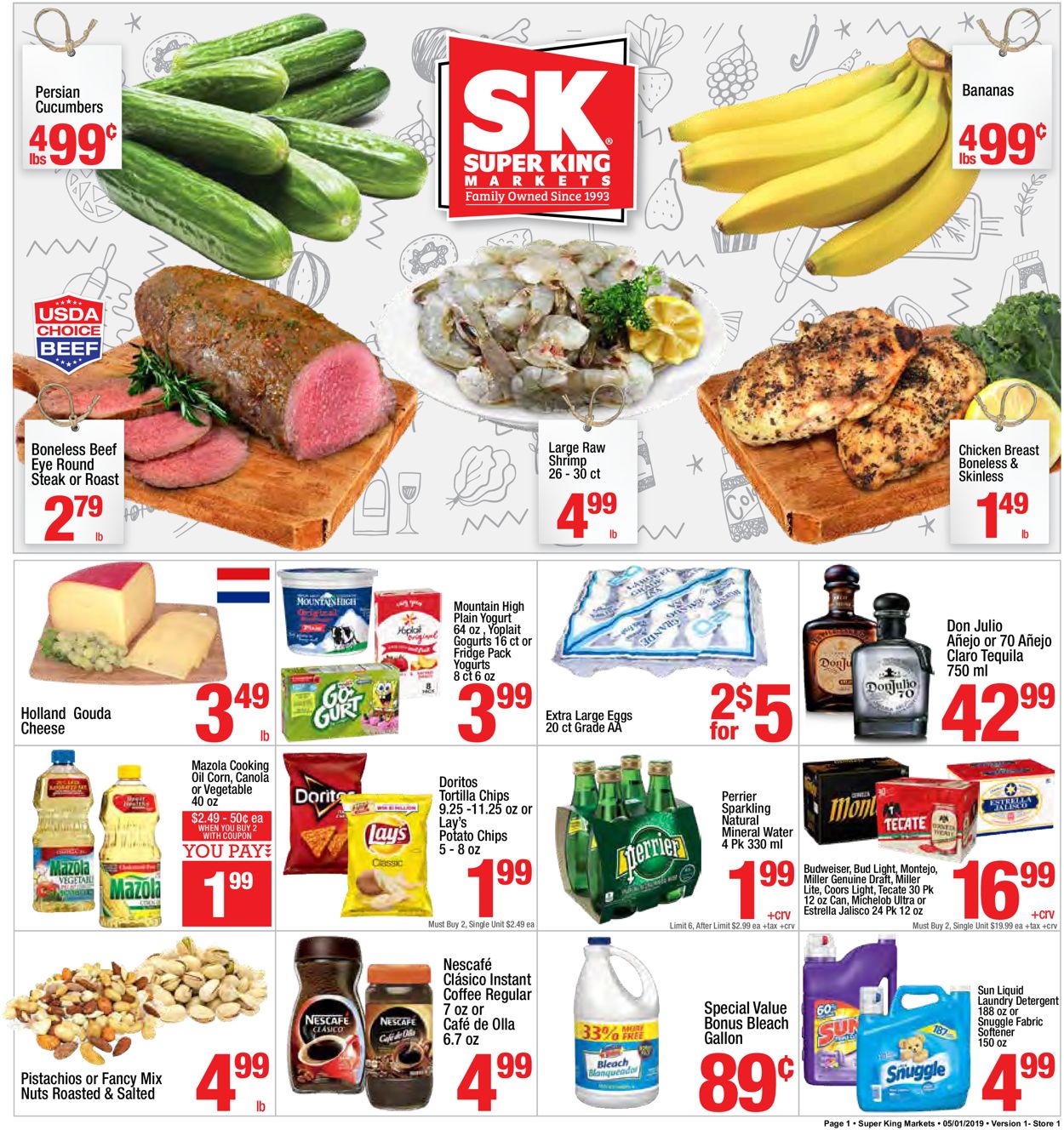Super King Market Weekly Ad Circular - valid 05/01-05/07/2019