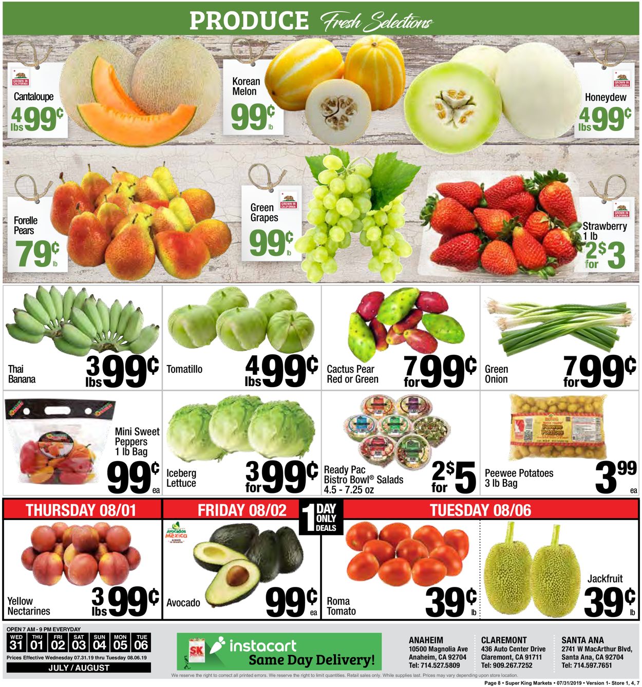 Super King Market Weekly Ad Circular - valid 07/31-08/06/2019 (Page 8)