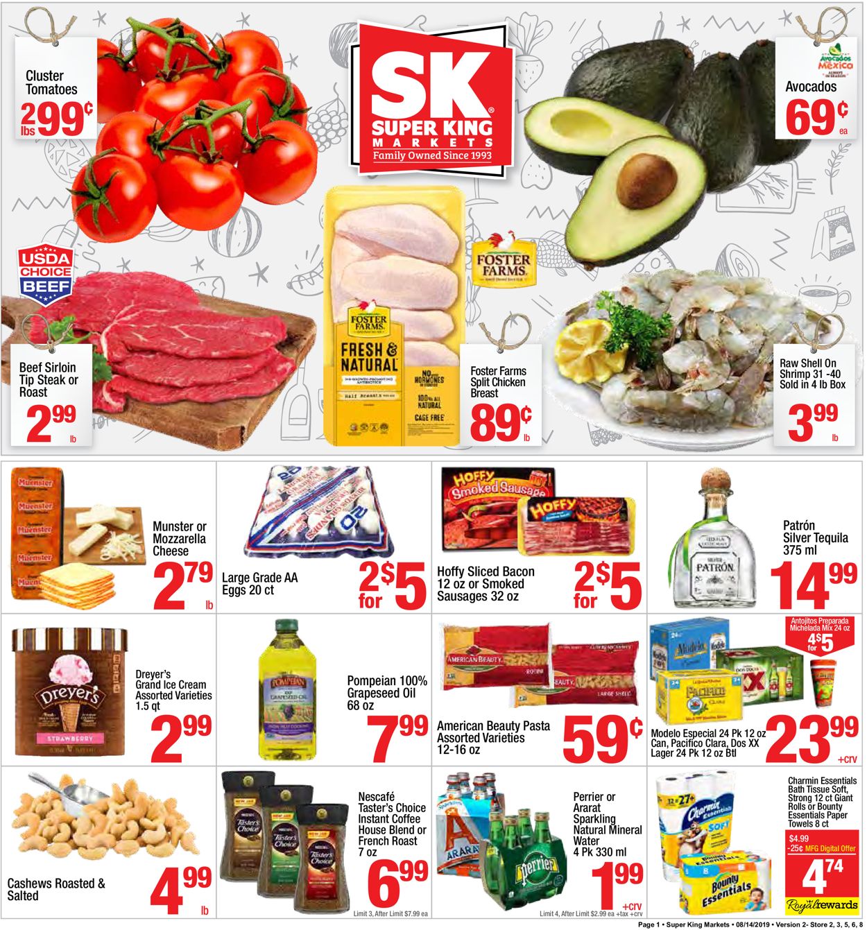 Super King Market Weekly Ad Circular - valid 08/14-08/20/2019
