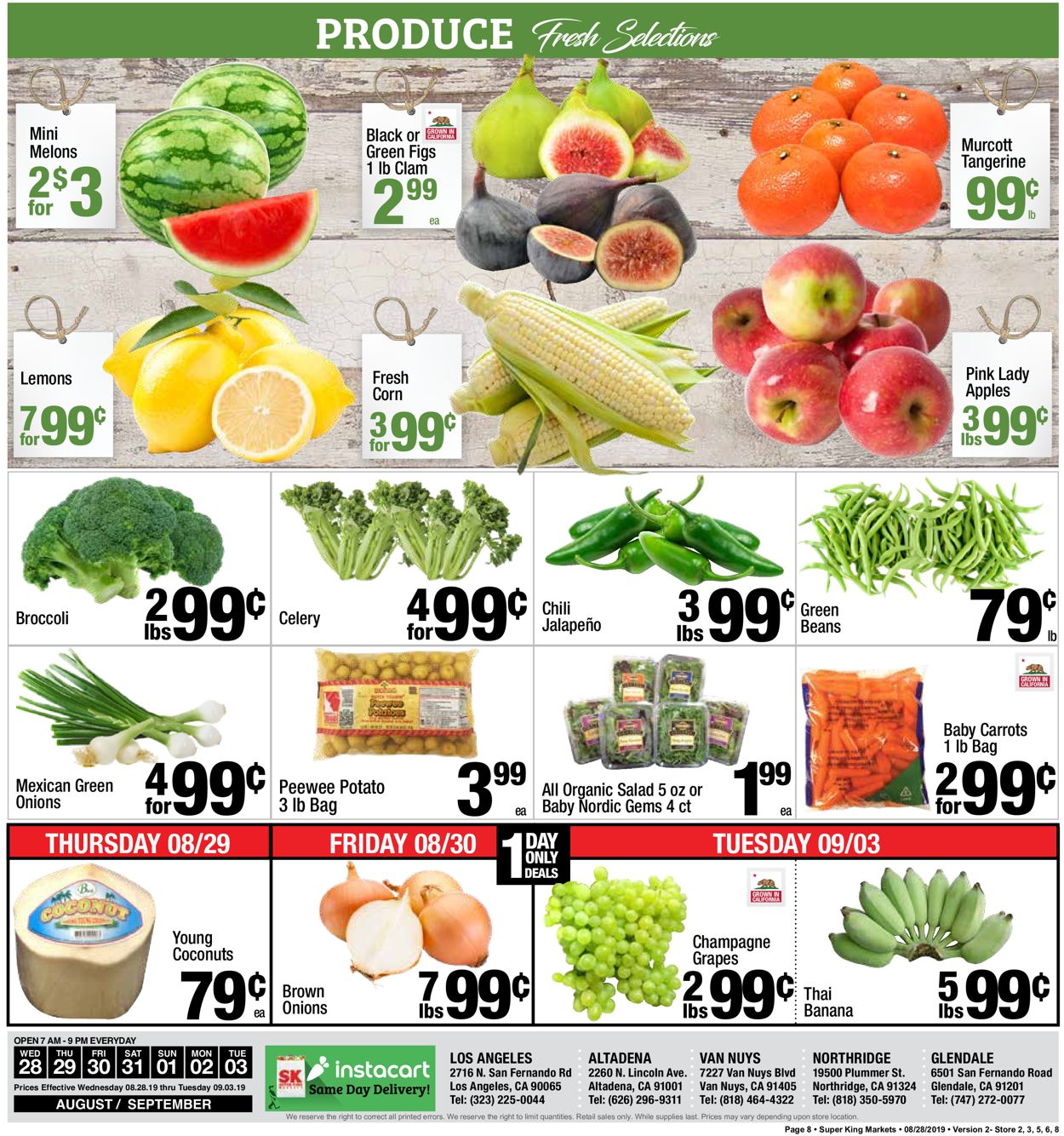 Super King Market Weekly Ad Circular - valid 08/28-09/03/2019 (Page 8)