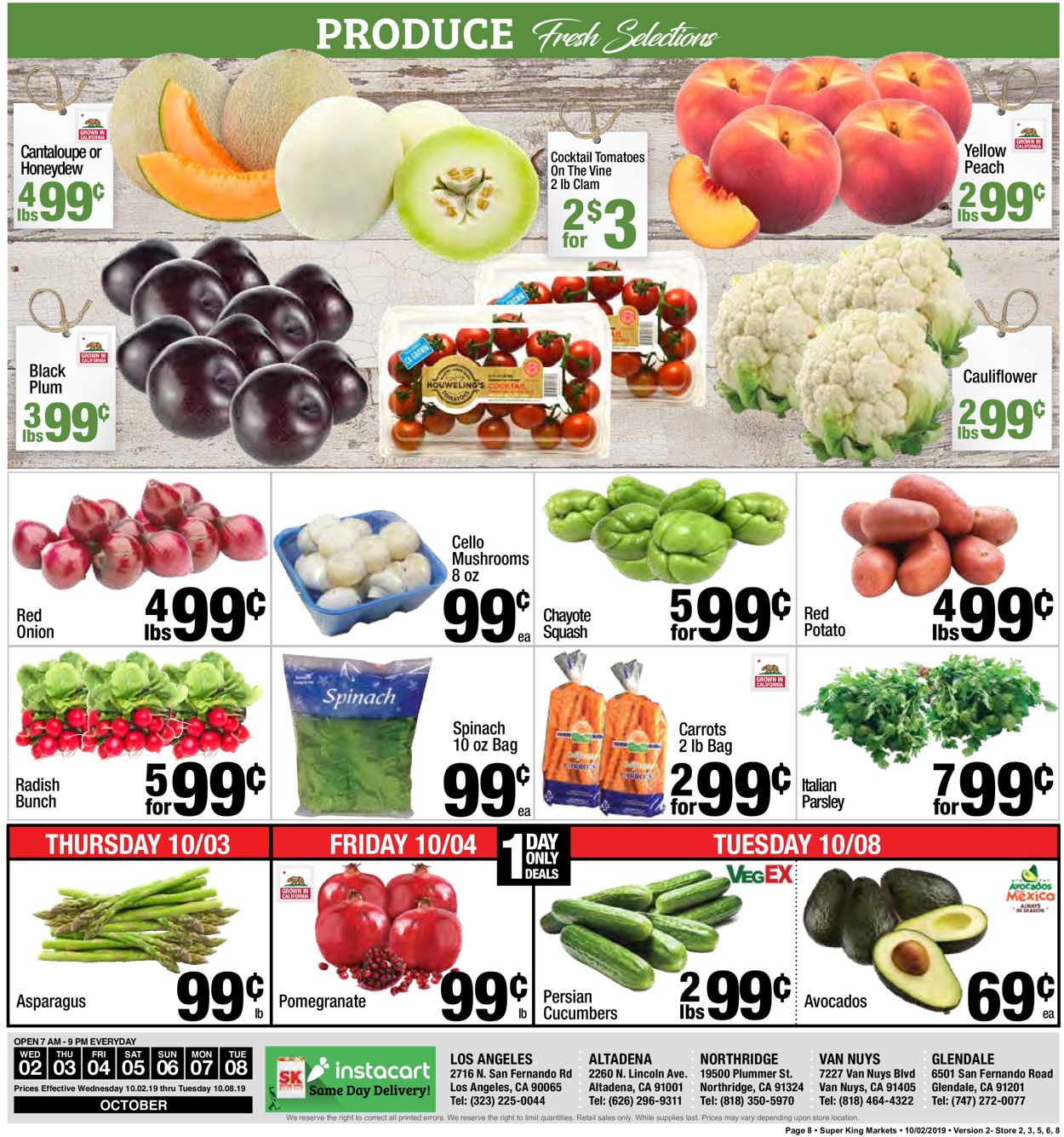 Super King Market Weekly Ad Circular - valid 10/02-10/08/2019 (Page 8)