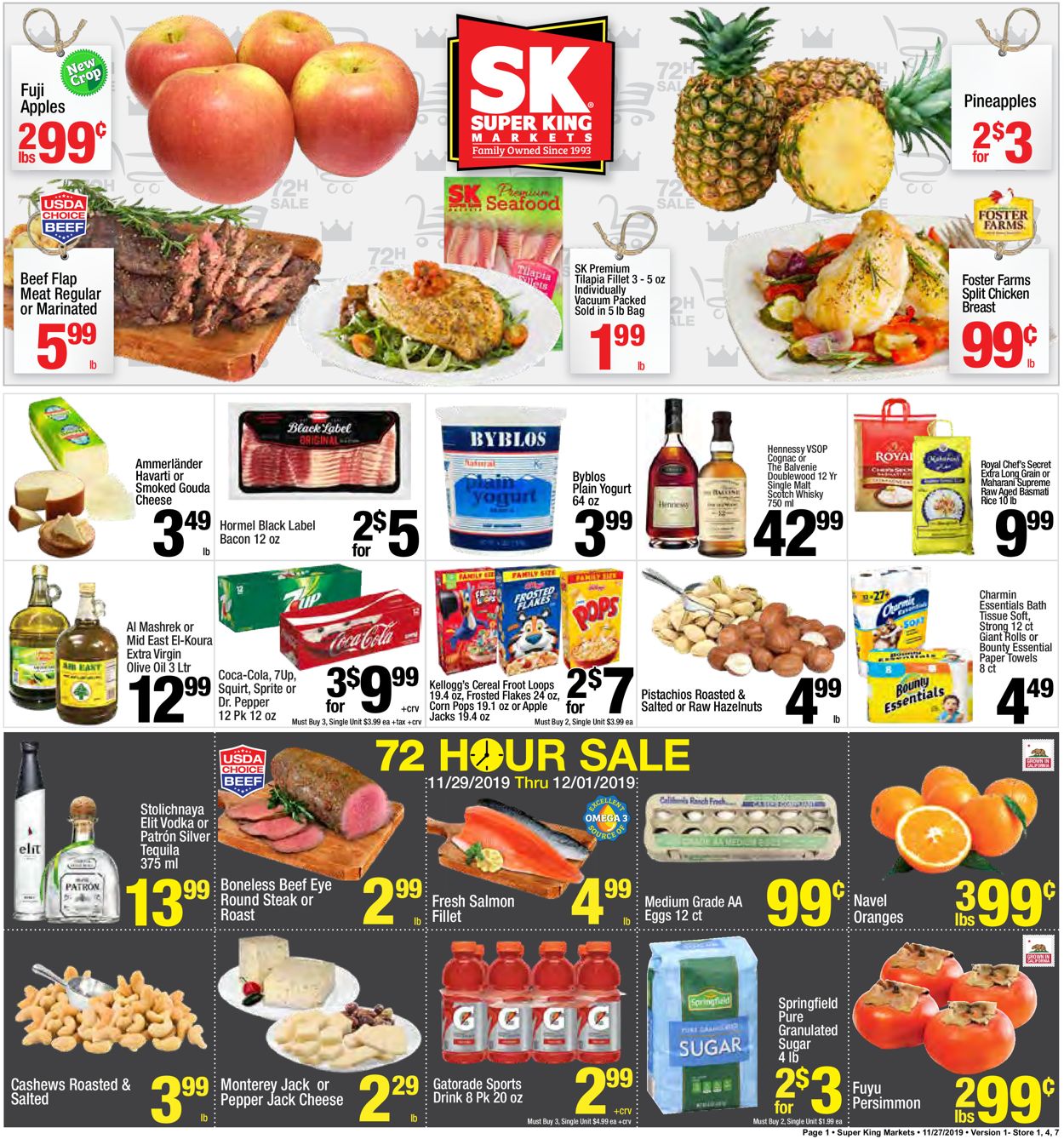 Super King Market Weekly Ad Circular - valid 11/27-12/03/2019