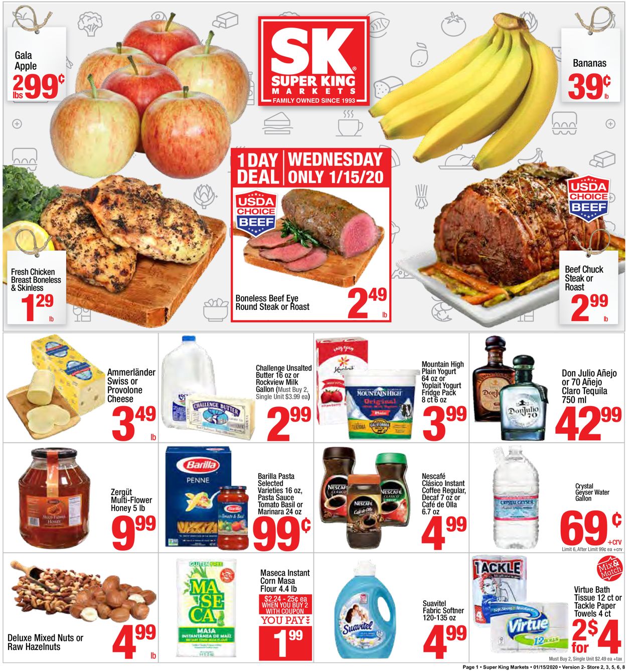 Super King Market Weekly Ad Circular - valid 01/15-01/21/2020