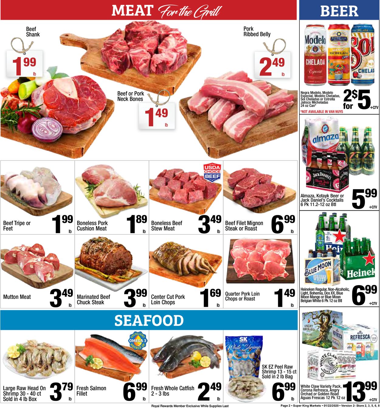 Super King Market Weekly Ad Circular - valid 01/22-01/28/2020 (Page 2)
