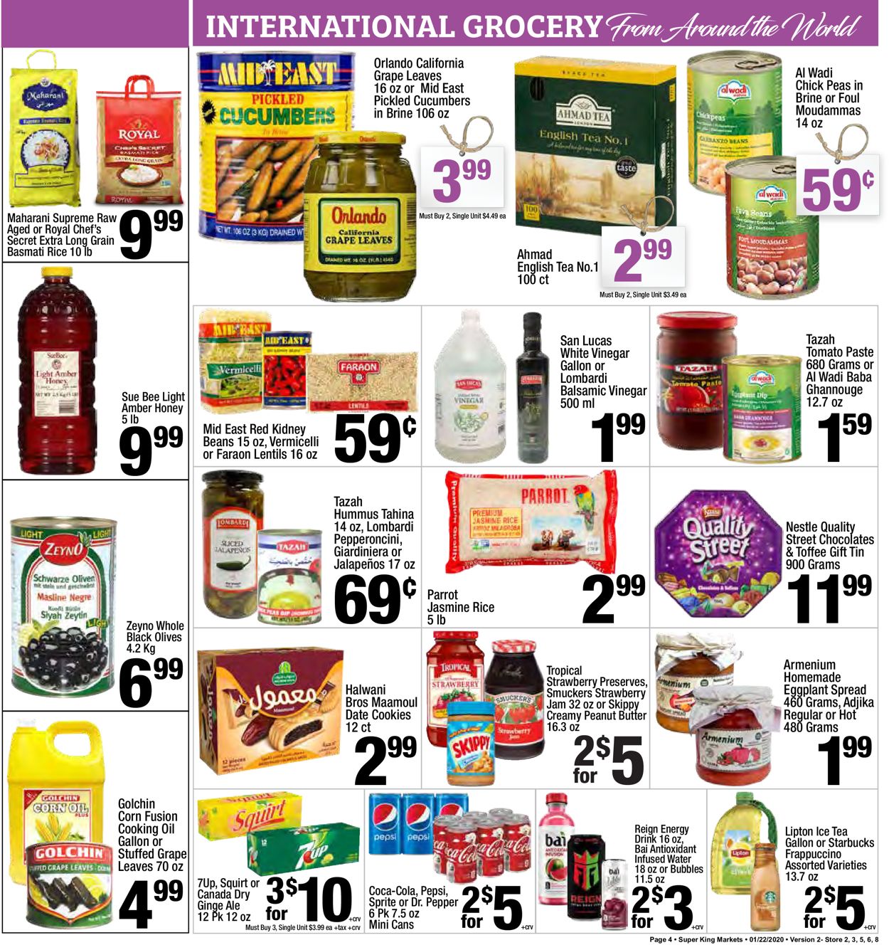 Super King Market Weekly Ad Circular - valid 01/22-01/28/2020 (Page 4)