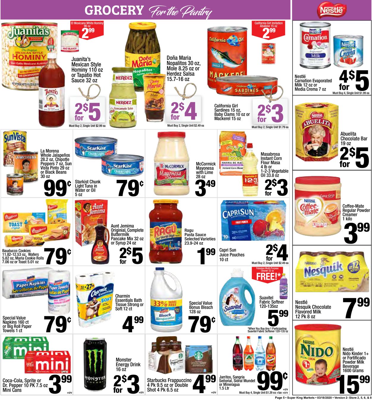 Super King Market Weekly Ad Circular - valid 03/18-03/24/2020 (Page 5)