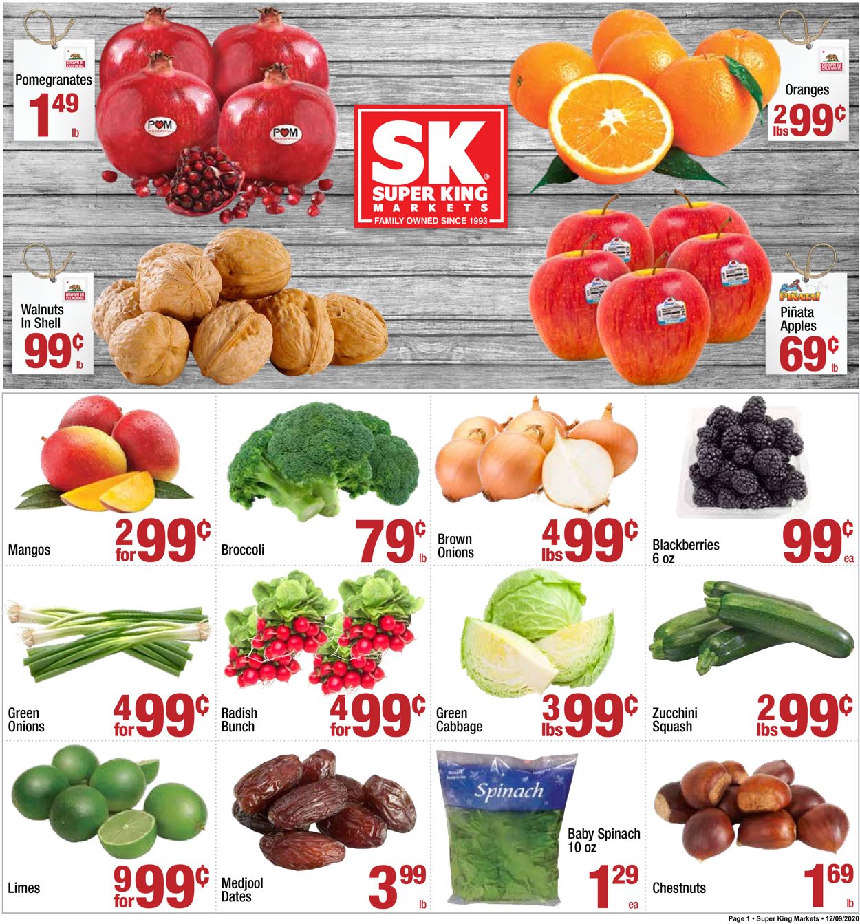 Super King Market Weekly Ad Circular - valid 12/09-12/15/2020