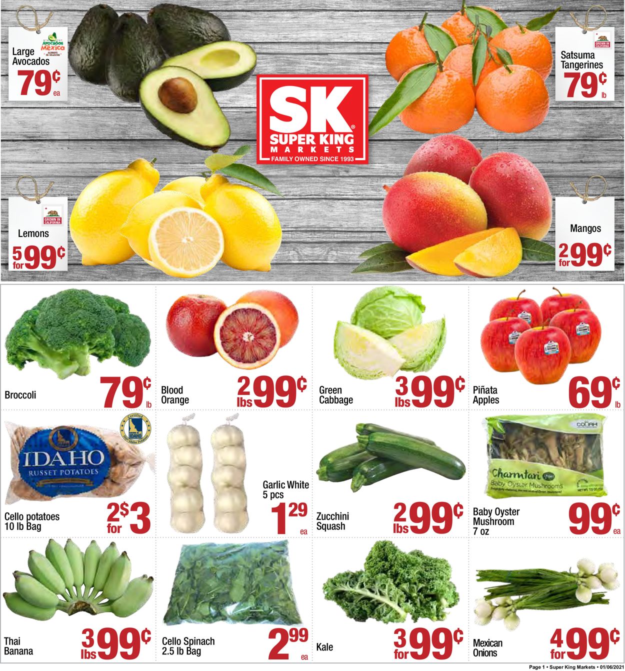 Super King Market Weekly Ad Circular - valid 01/06-01/12/2021