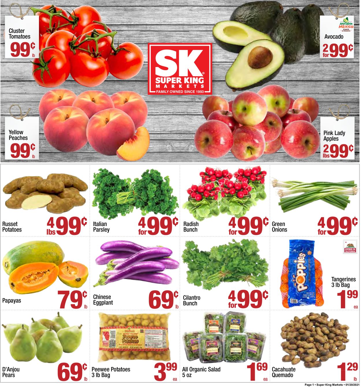 Super King Market Weekly Ad Circular - valid 01/20-01/26/2021