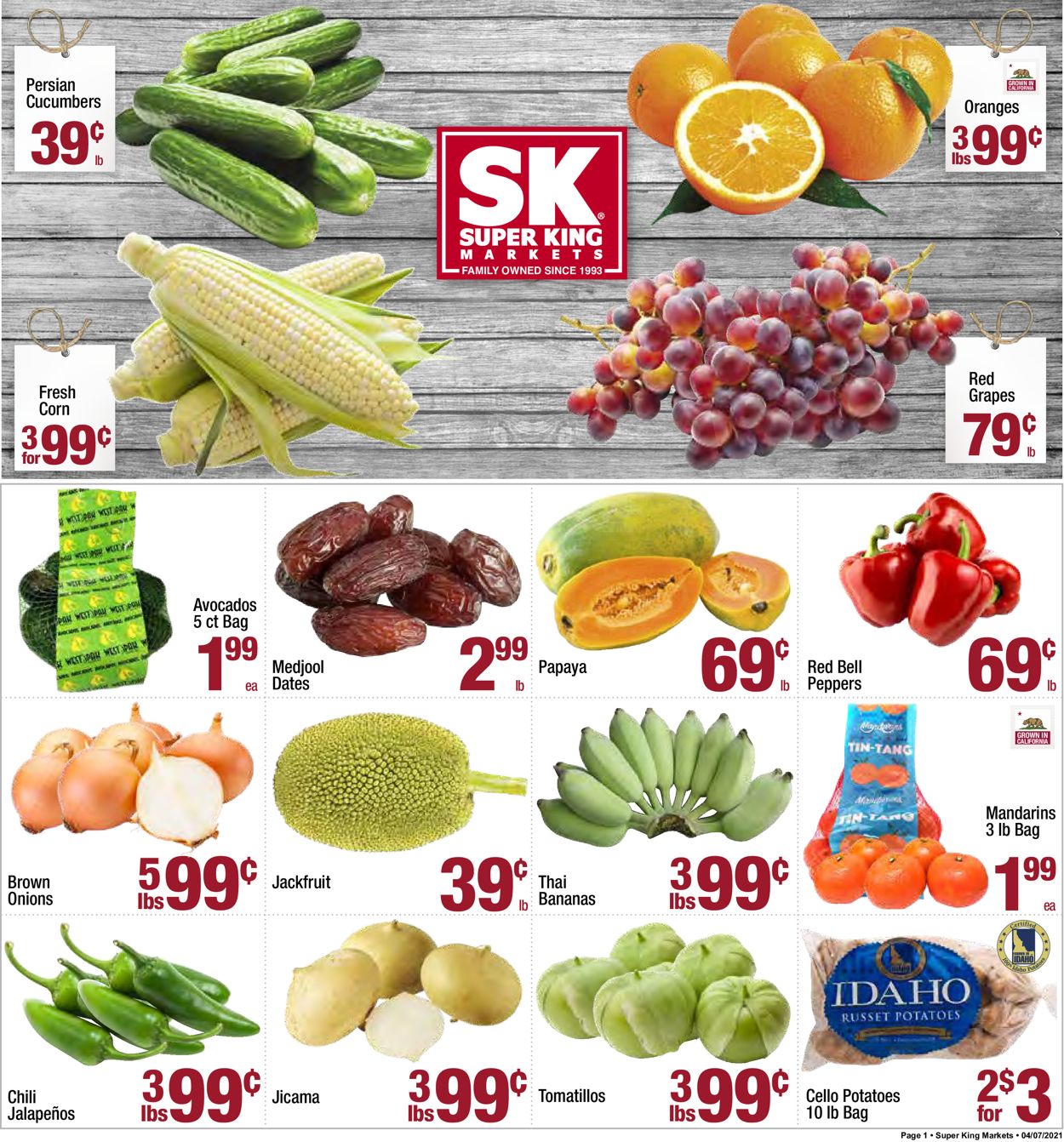 Super King Market Weekly Ad Circular - valid 04/07-04/13/2021