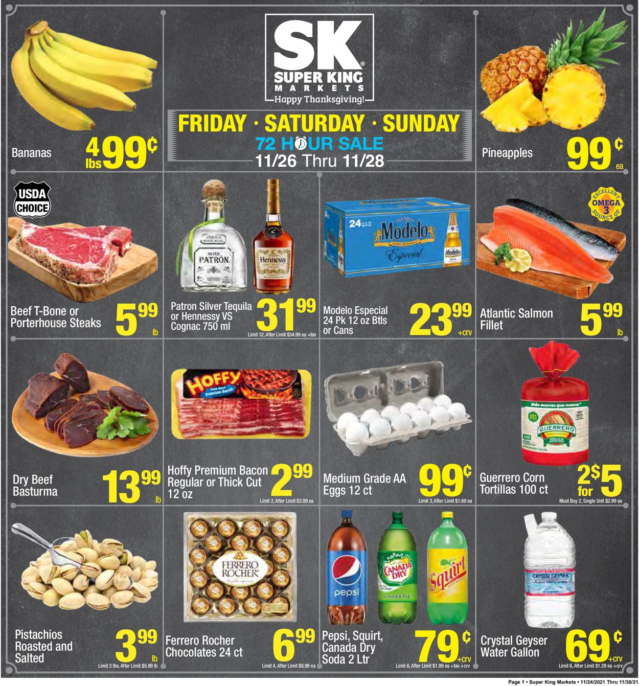 Super King Market Weekly Ad Circular - valid 11/24-11/30/2021