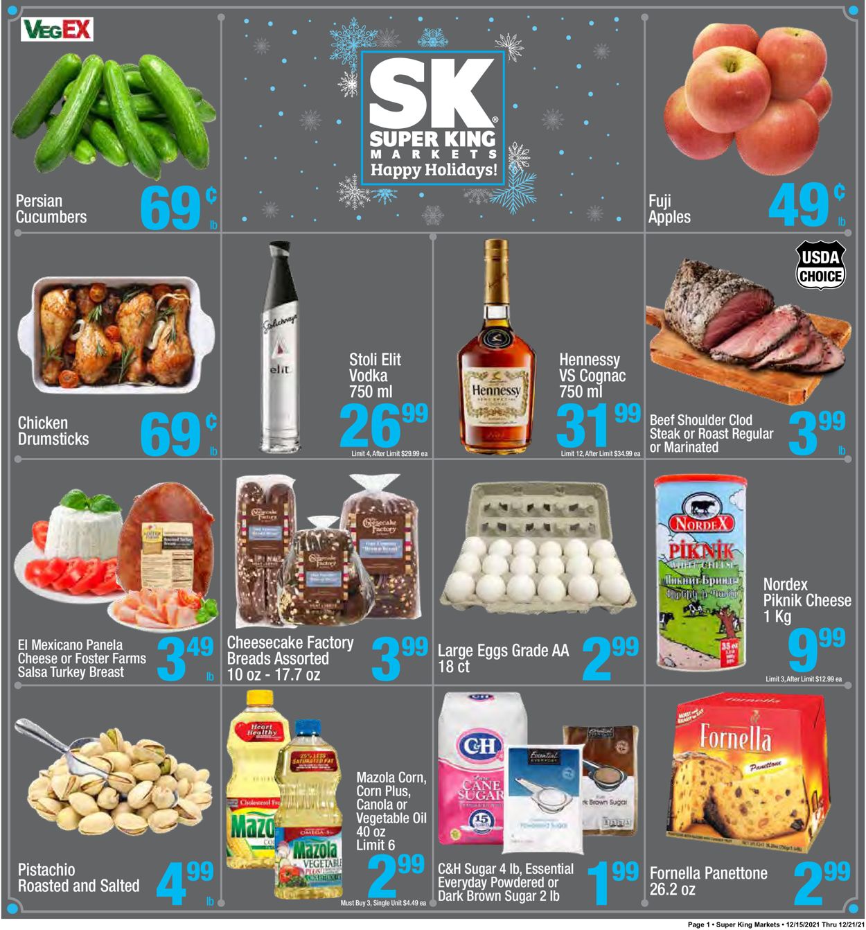 Super King Market Weekly Ad Circular - valid 12/15-12/21/2021