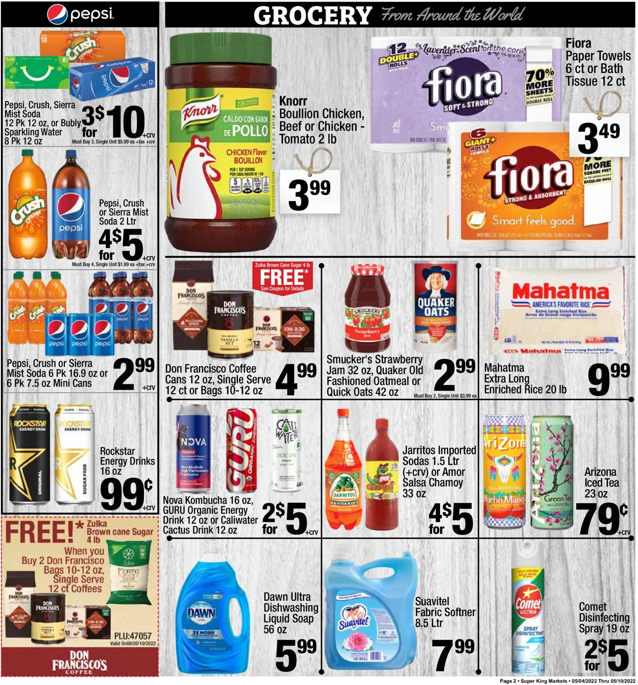 Super King Market Weekly Ad Circular - valid 05/04-05/10/2022 (Page 2)