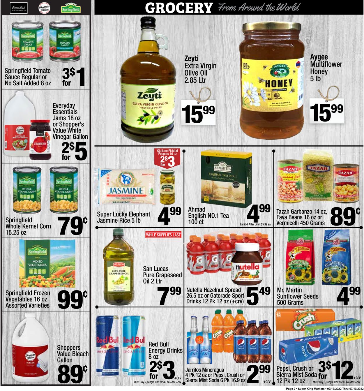 Super King Market Weekly Ad Circular - valid 07/13-07/19/2022 (Page 2)