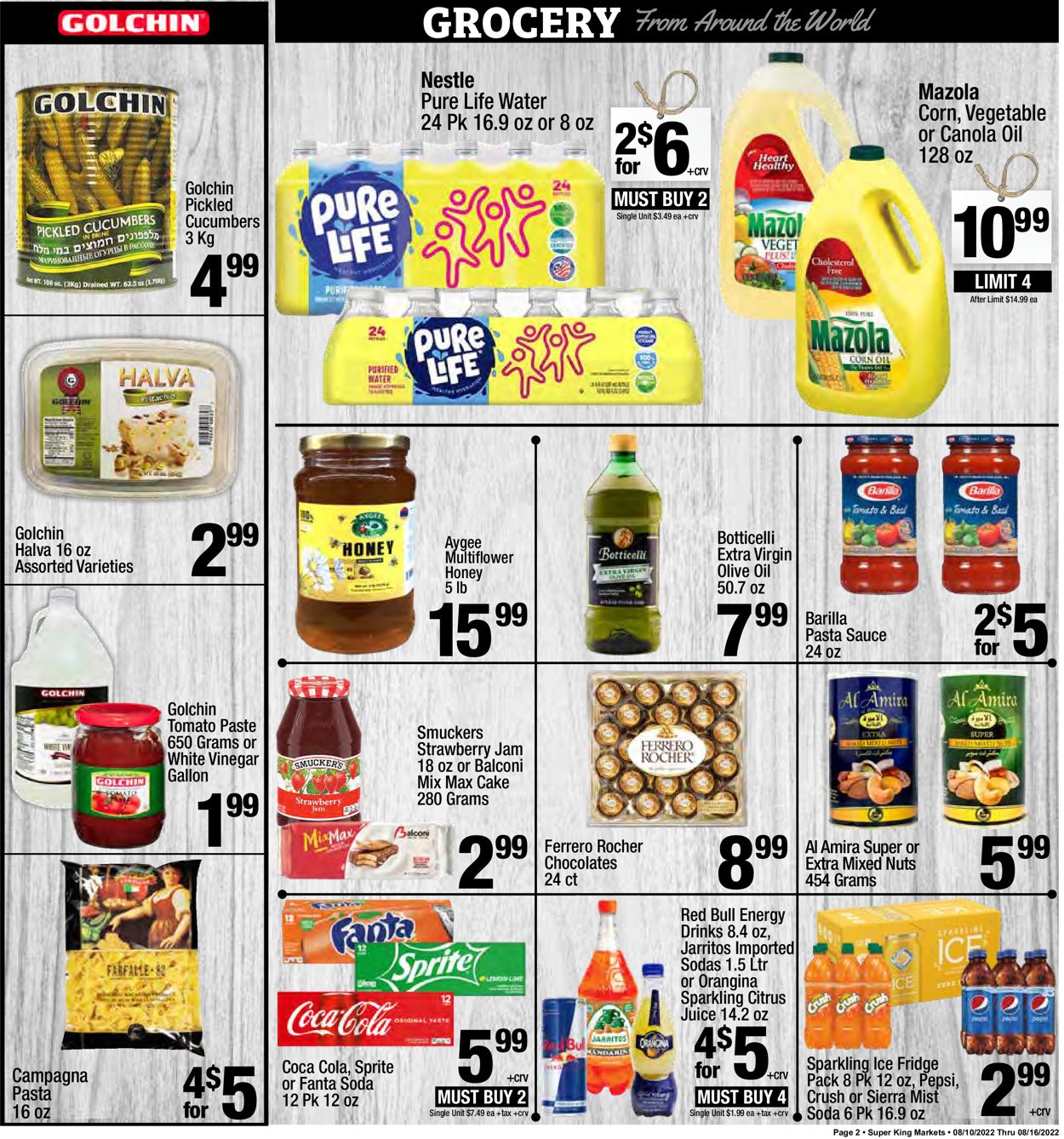 Super King Market Weekly Ad Circular - valid 08/10-08/16/2022 (Page 2)