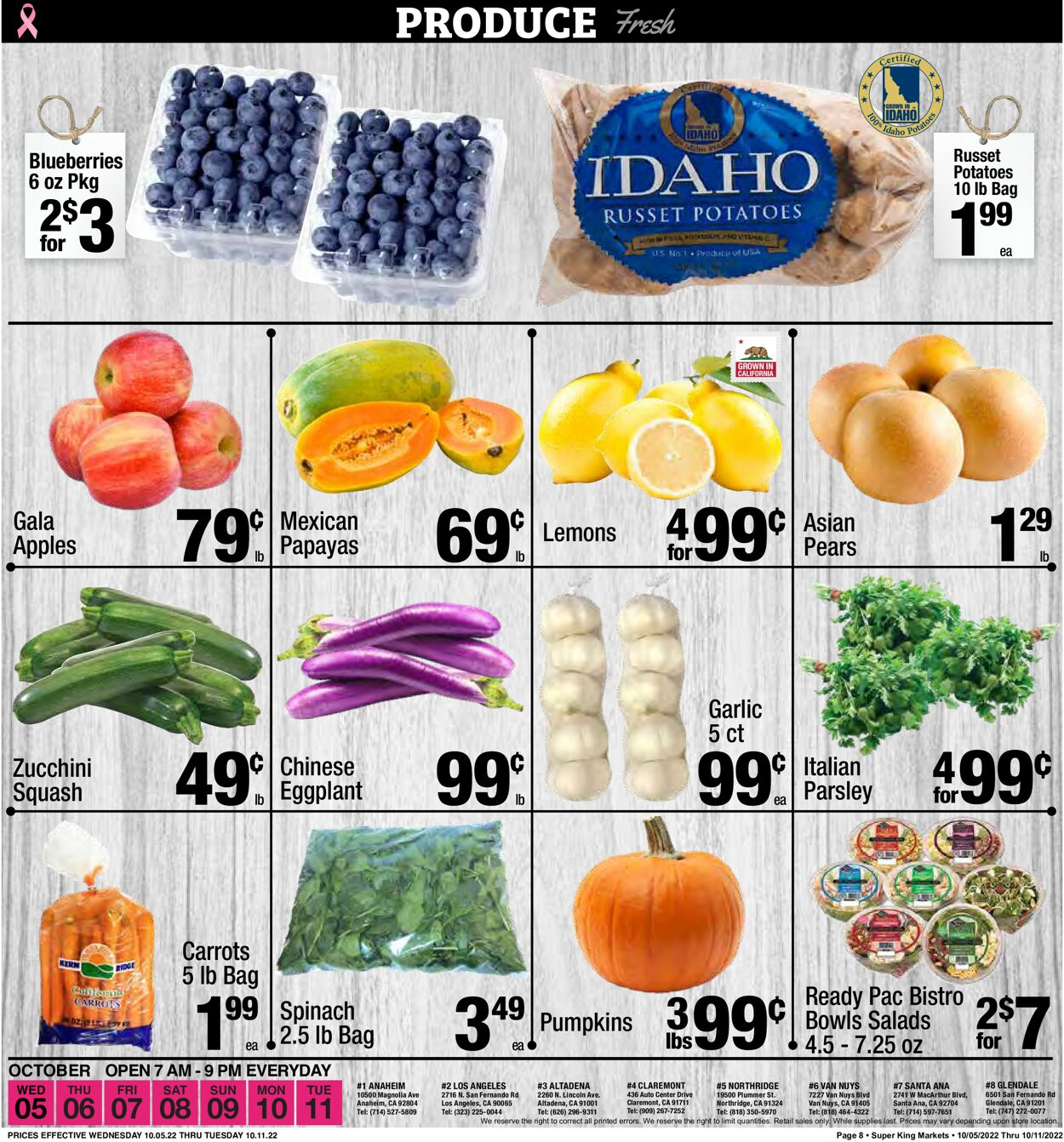 Super King Market Weekly Ad Circular - valid 10/05-10/11/2022 (Page 8)
