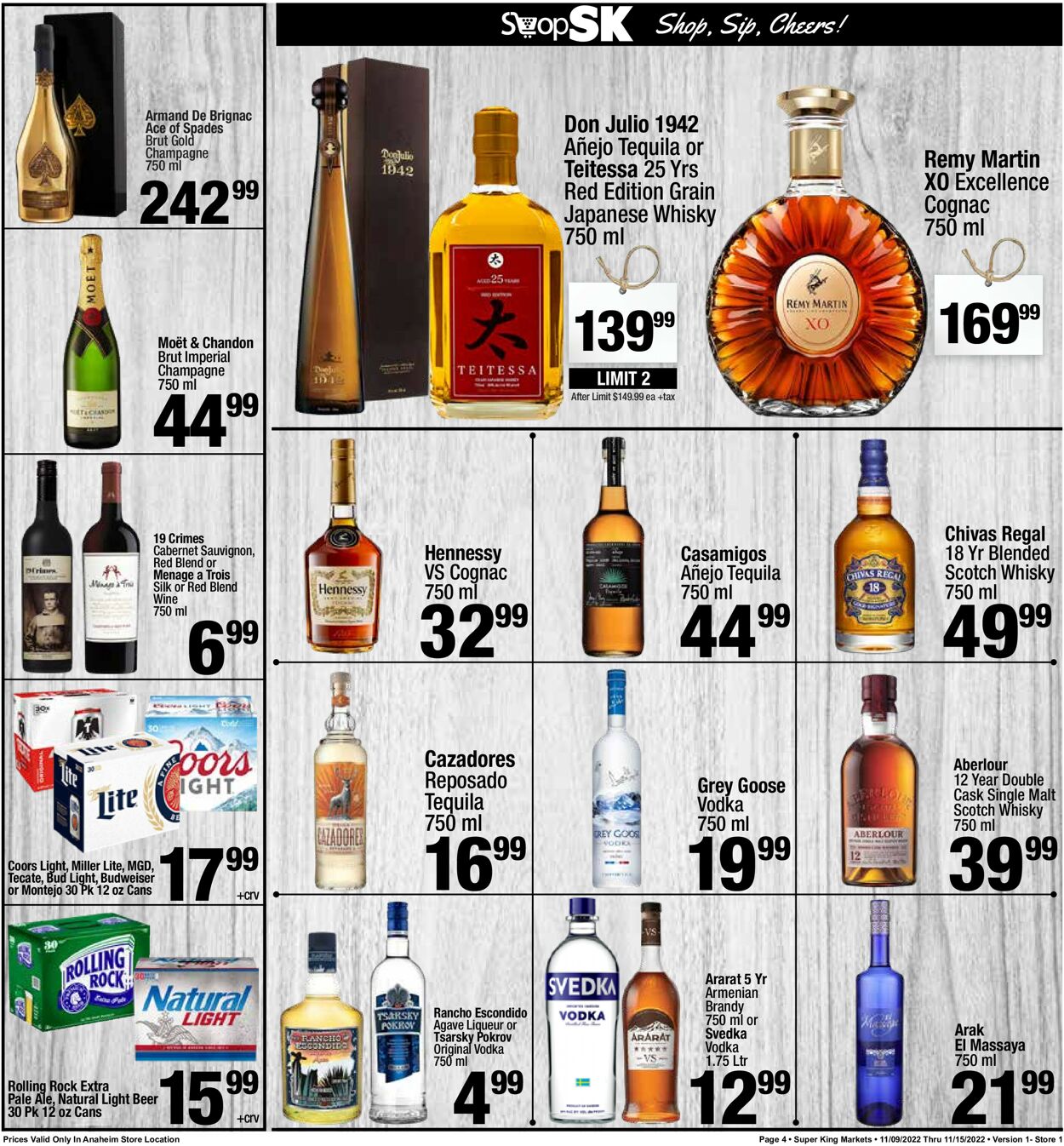 Super King Market Weekly Ad Circular - valid 11/09-11/15/2022 (Page 4)