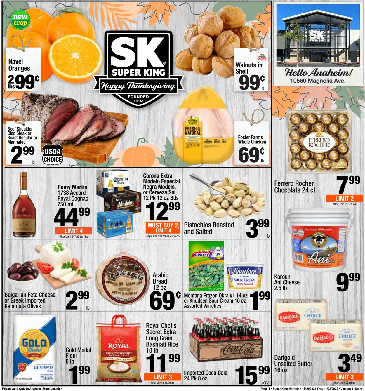 Super King Market Weekly Ad Circular - valid 11/16-11/22/2022