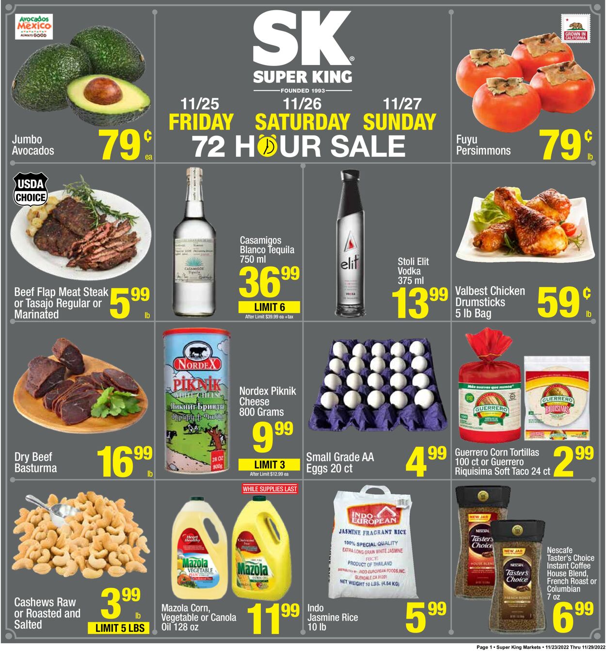 Super King Market Weekly Ad Circular - valid 11/23-11/29/2022