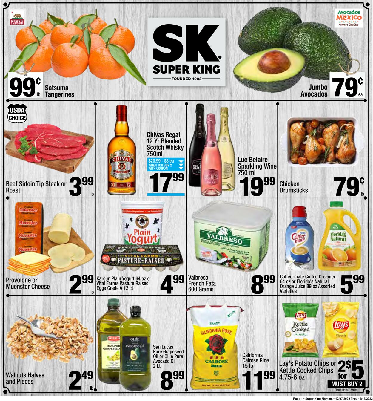 Super King Market Weekly Ad Circular - valid 12/07-12/13/2022