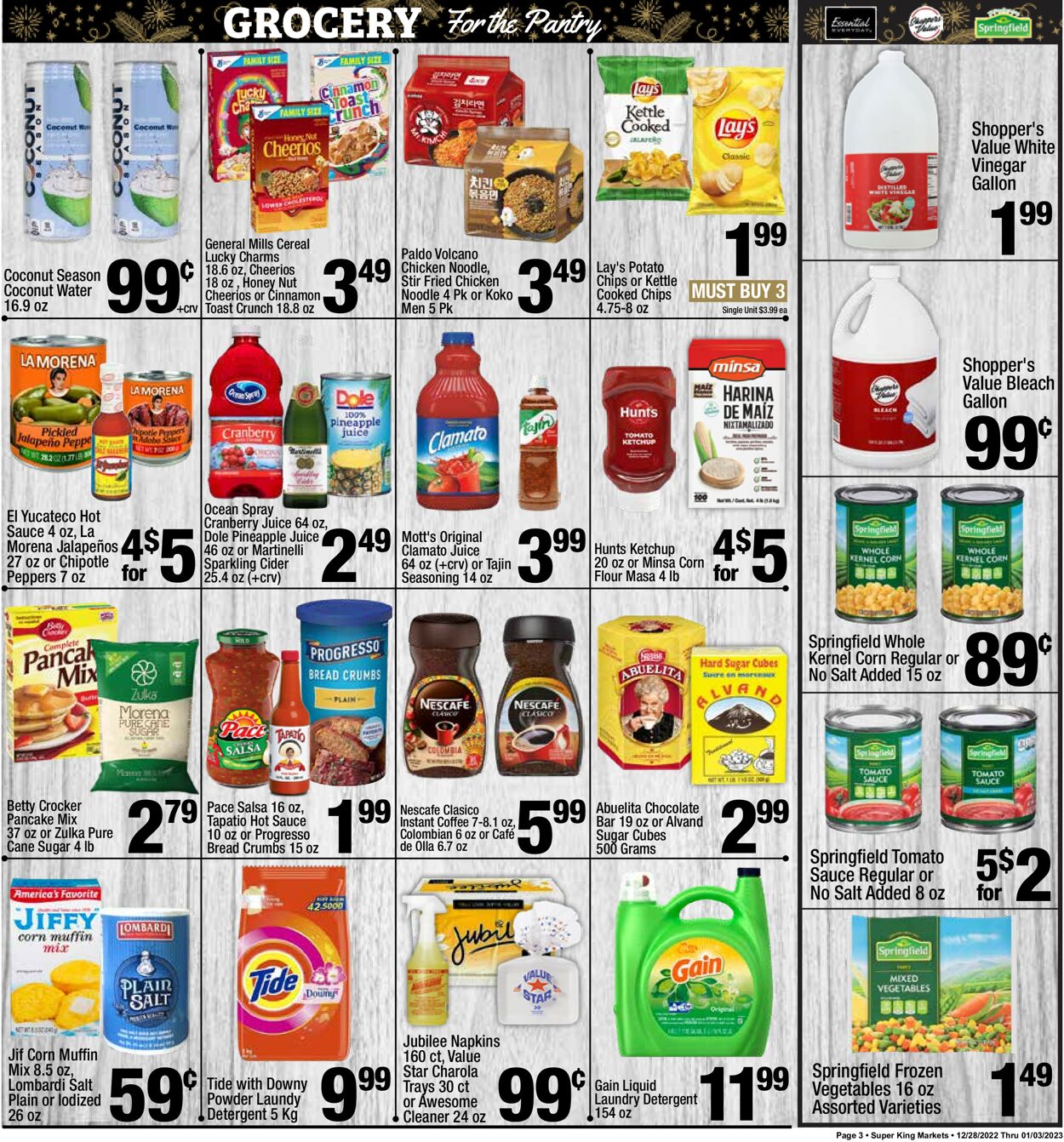 Super King Market Weekly Ad Circular - valid 12/27-01/03/2023 (Page 3)