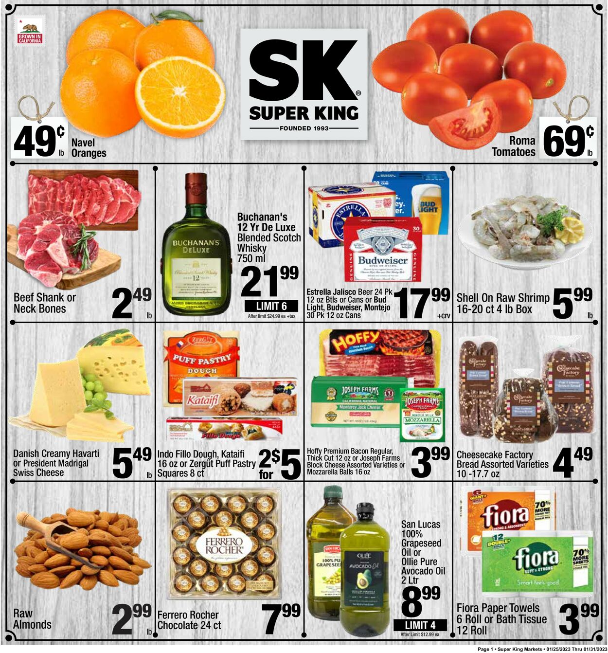Super King Market Weekly Ad Circular - valid 01/25-01/31/2023