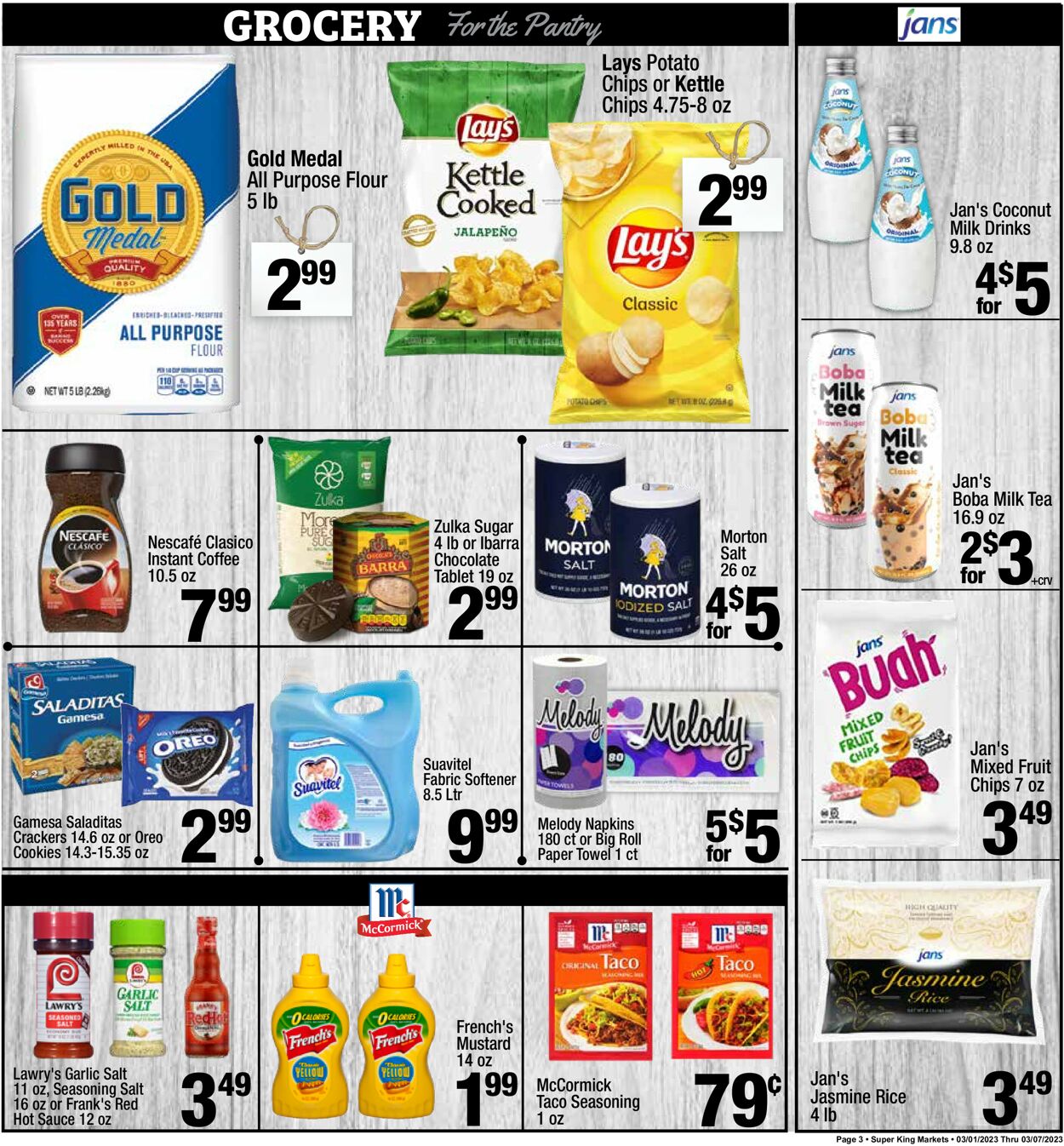 Super King Market Weekly Ad Circular - valid 03/01-03/07/2023 (Page 3)