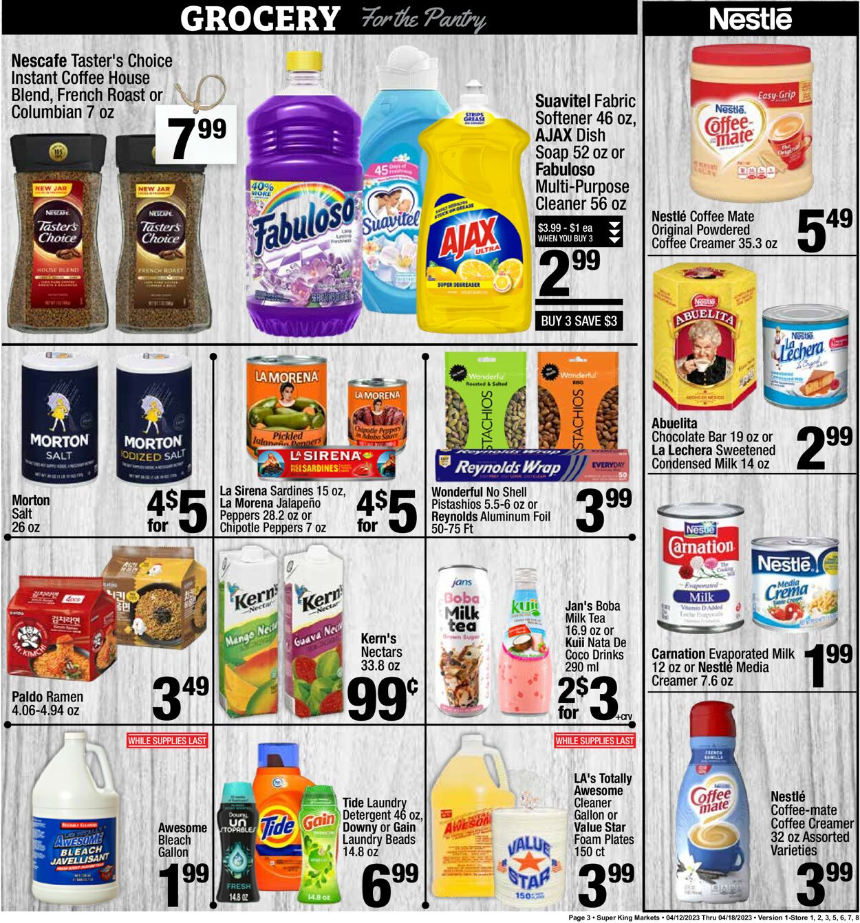 Super King Market Weekly Ad Circular - valid 04/12-04/18/2023 (Page 3)