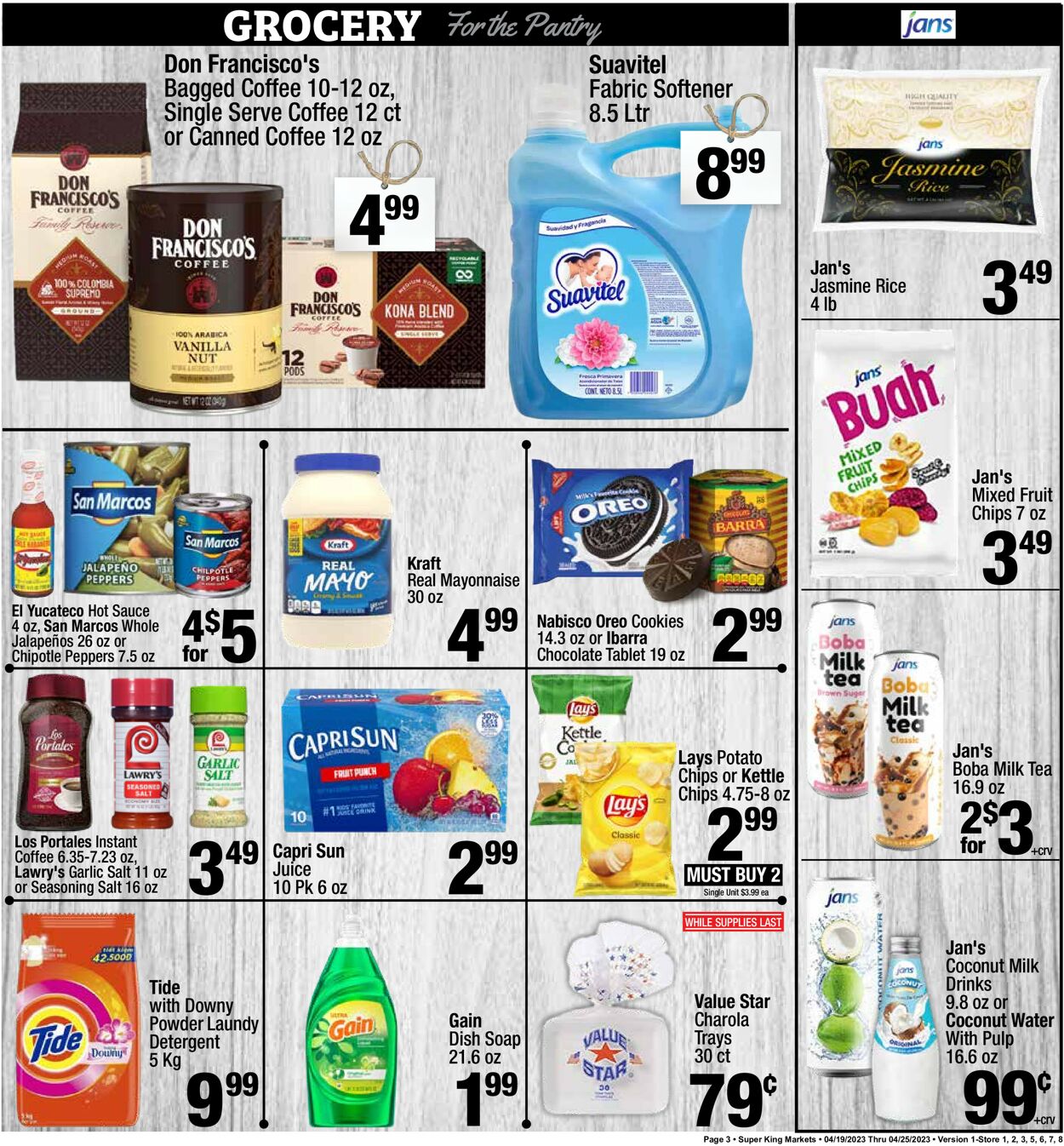 Super King Market Weekly Ad Circular - valid 04/19-04/25/2023 (Page 3)