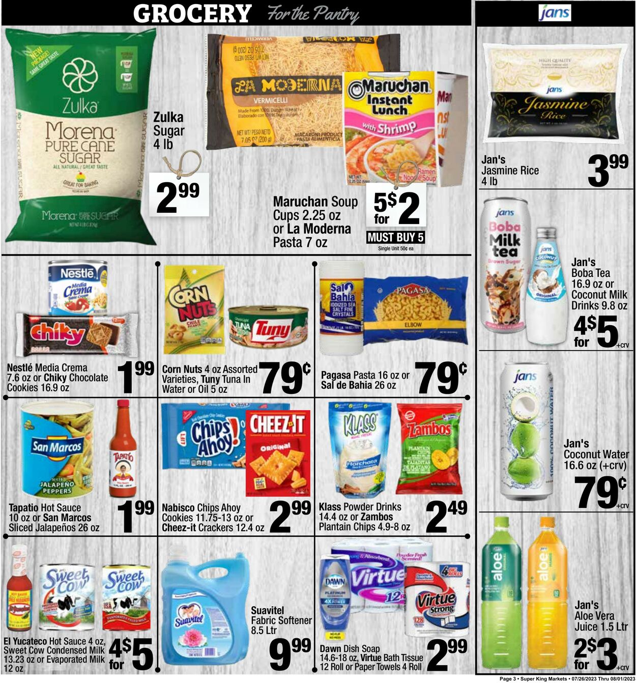 Super King Market Weekly Ad Circular - valid 07/26-08/01/2023 (Page 3)