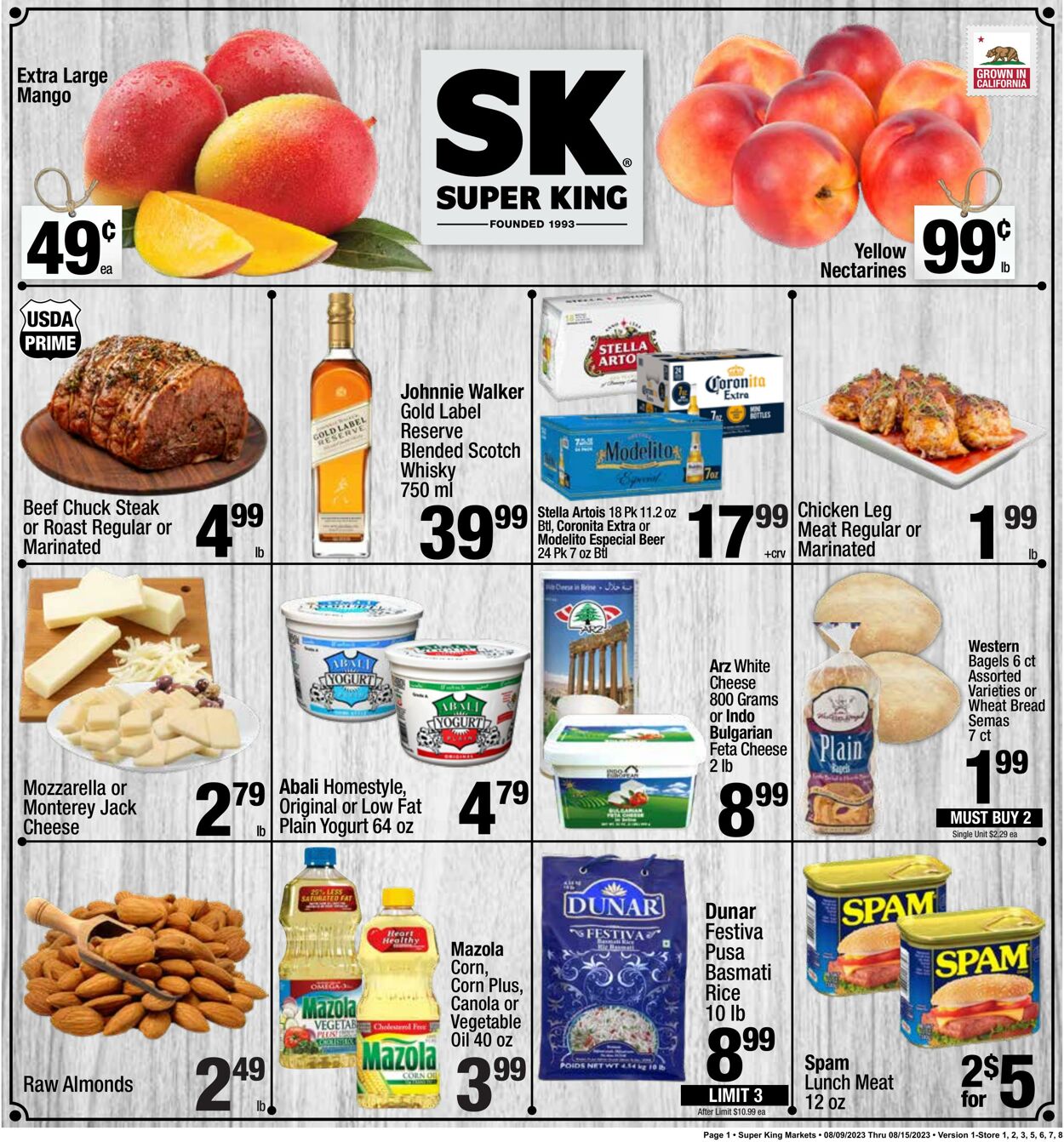 Super King Market Weekly Ad Circular - valid 08/09-08/15/2023