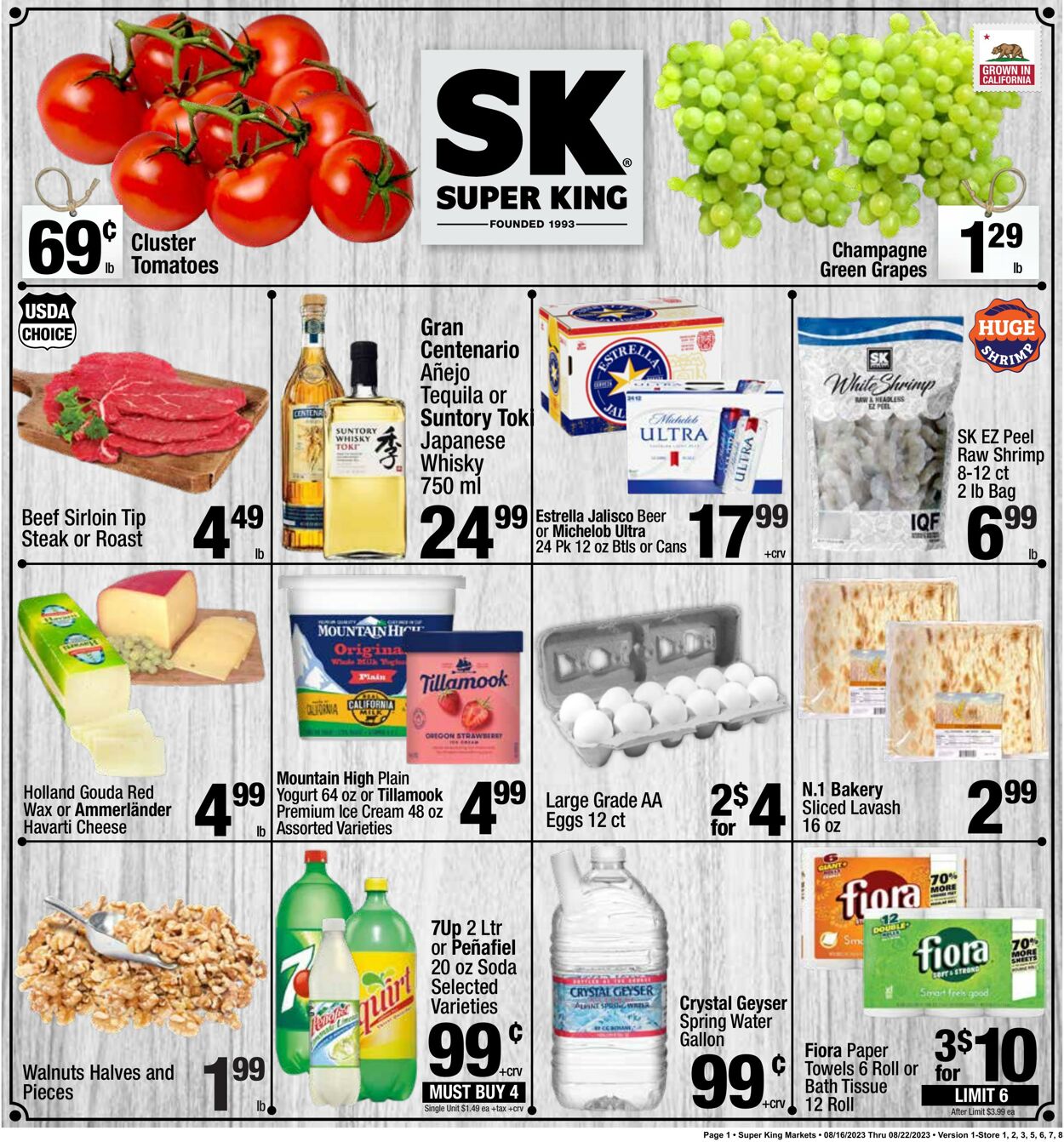 Super King Market Weekly Ad Circular - valid 08/16-08/22/2023