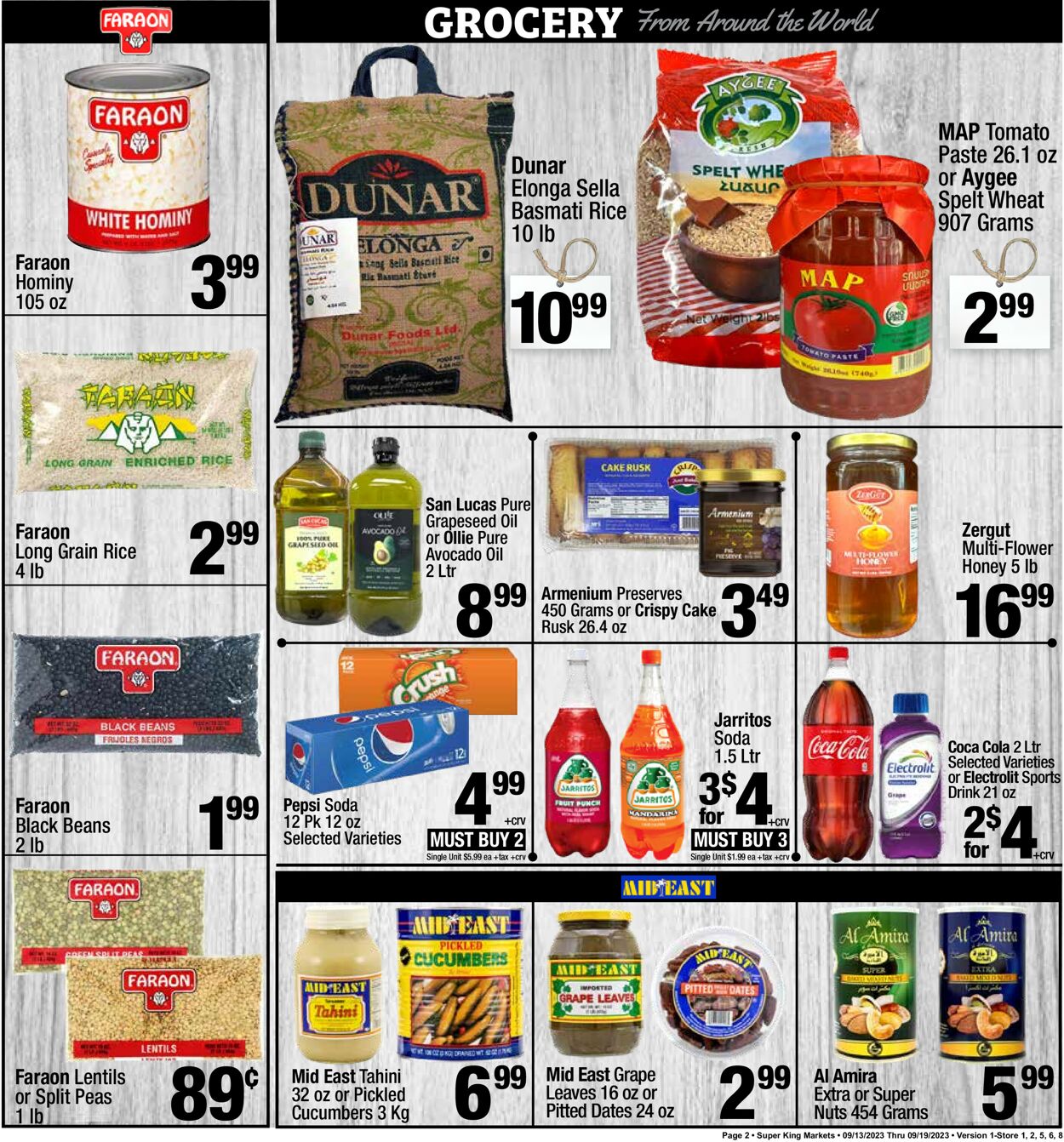 Super King Market Weekly Ad Circular - valid 09/13-09/19/2023 (Page 2)