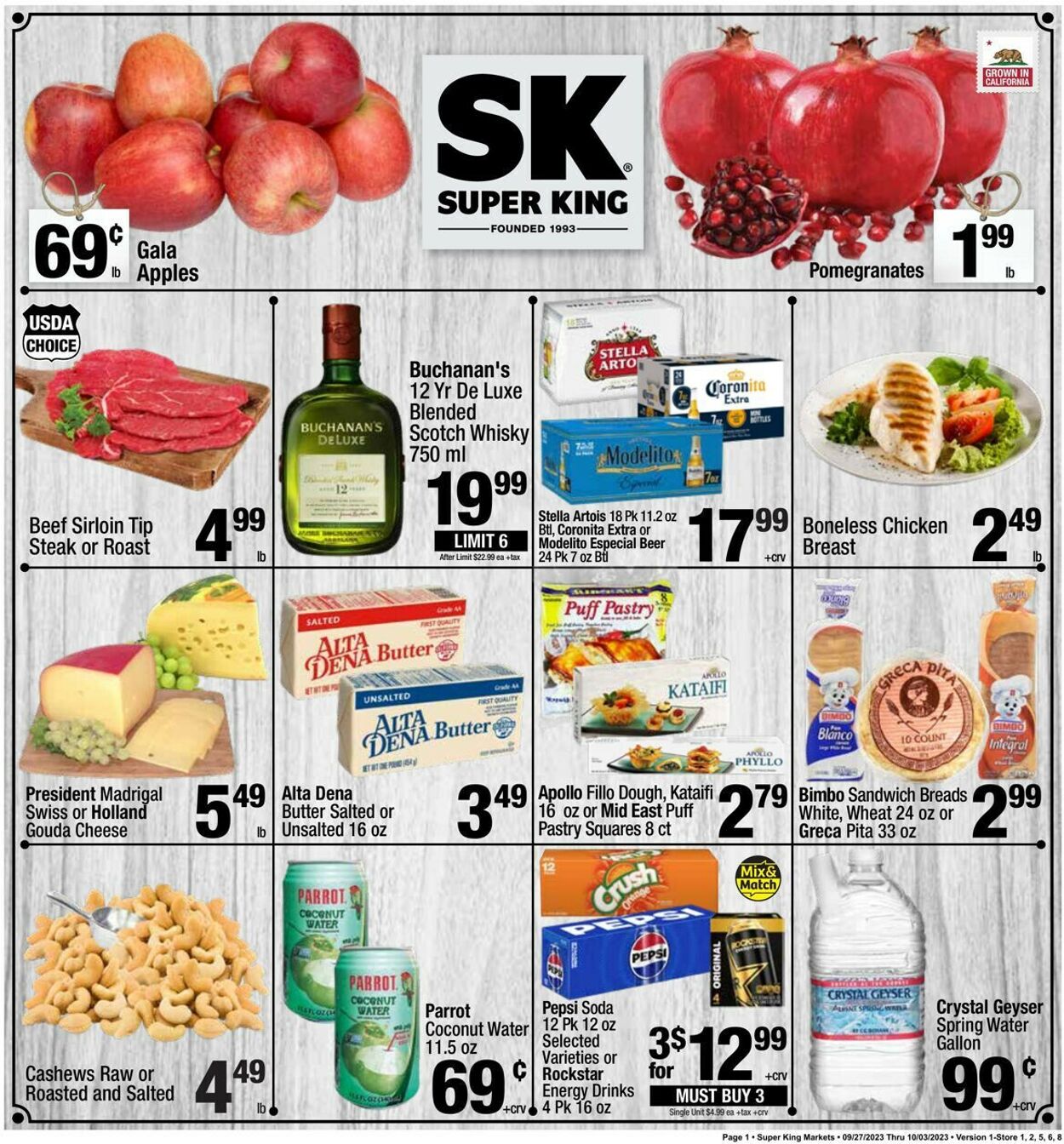 Super King Market Weekly Ad Circular - valid 09/27-10/03/2023
