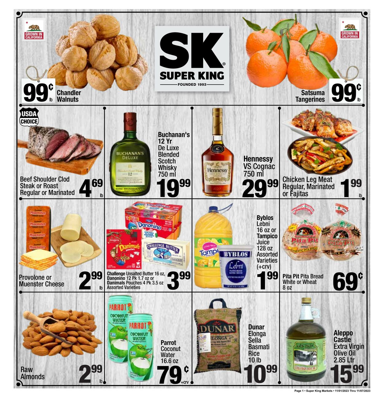 Super King Market Weekly Ad Circular - valid 11/01-11/07/2023