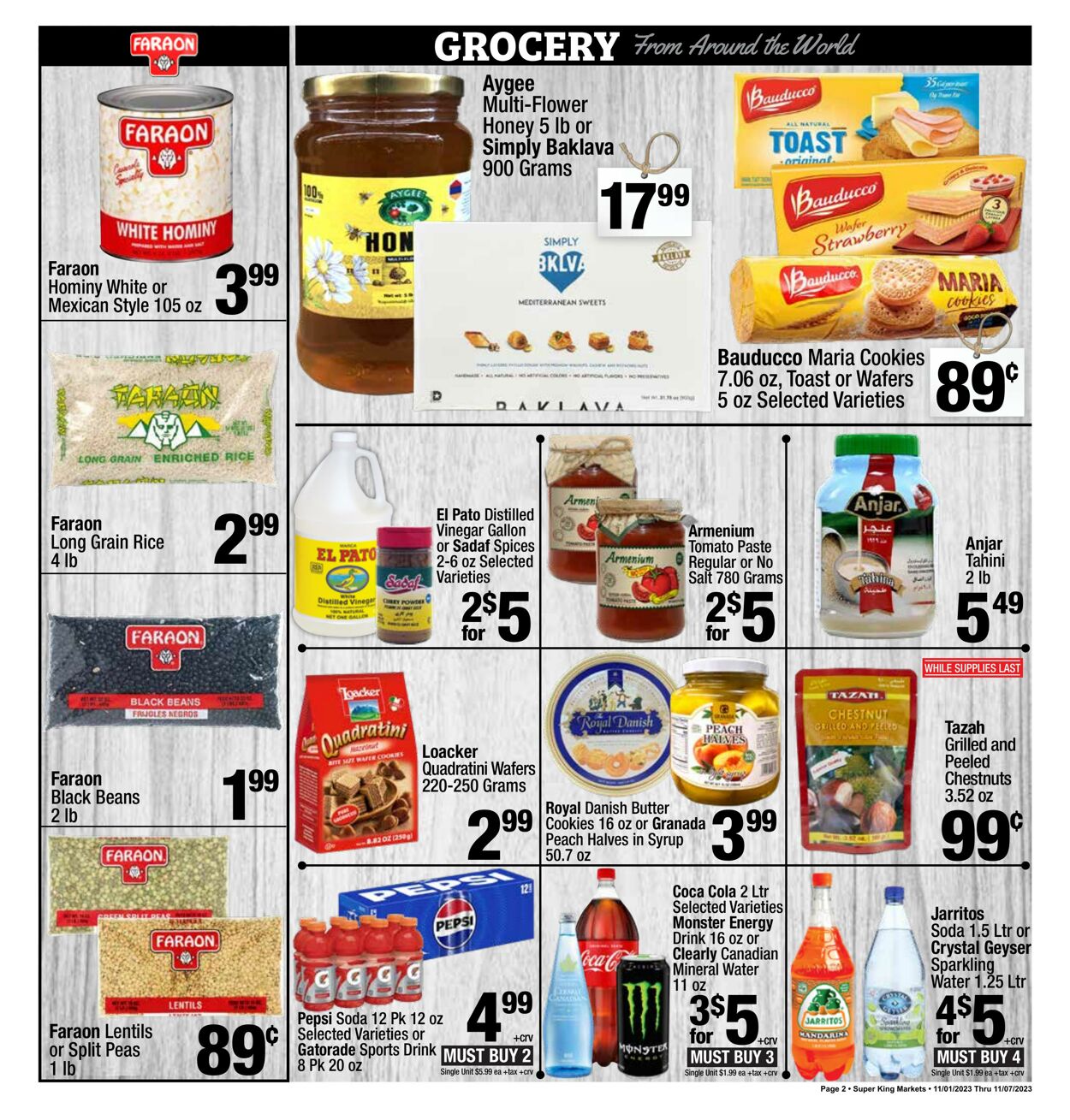 Super King Market Weekly Ad Circular - valid 11/01-11/07/2023 (Page 2)