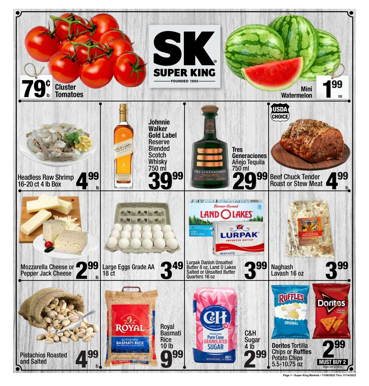 Super King Market Weekly Ad Circular - valid 11/08-11/14/2023