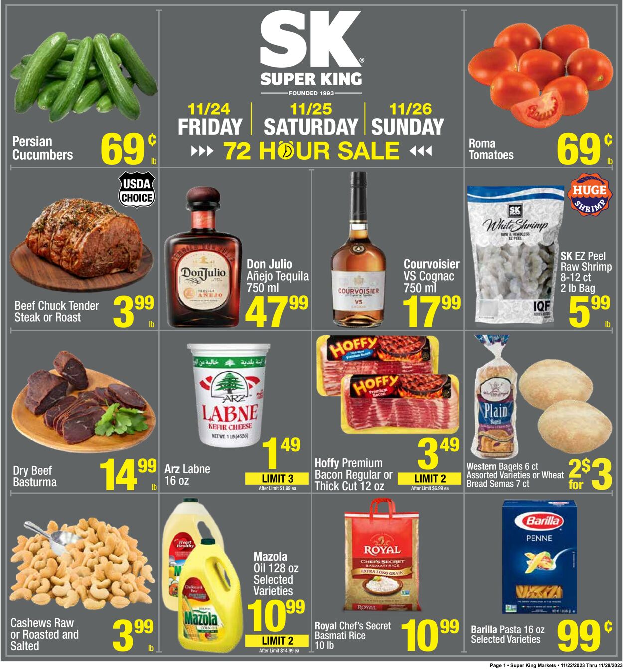 Super King Market Weekly Ad Circular - valid 11/22-11/28/2023