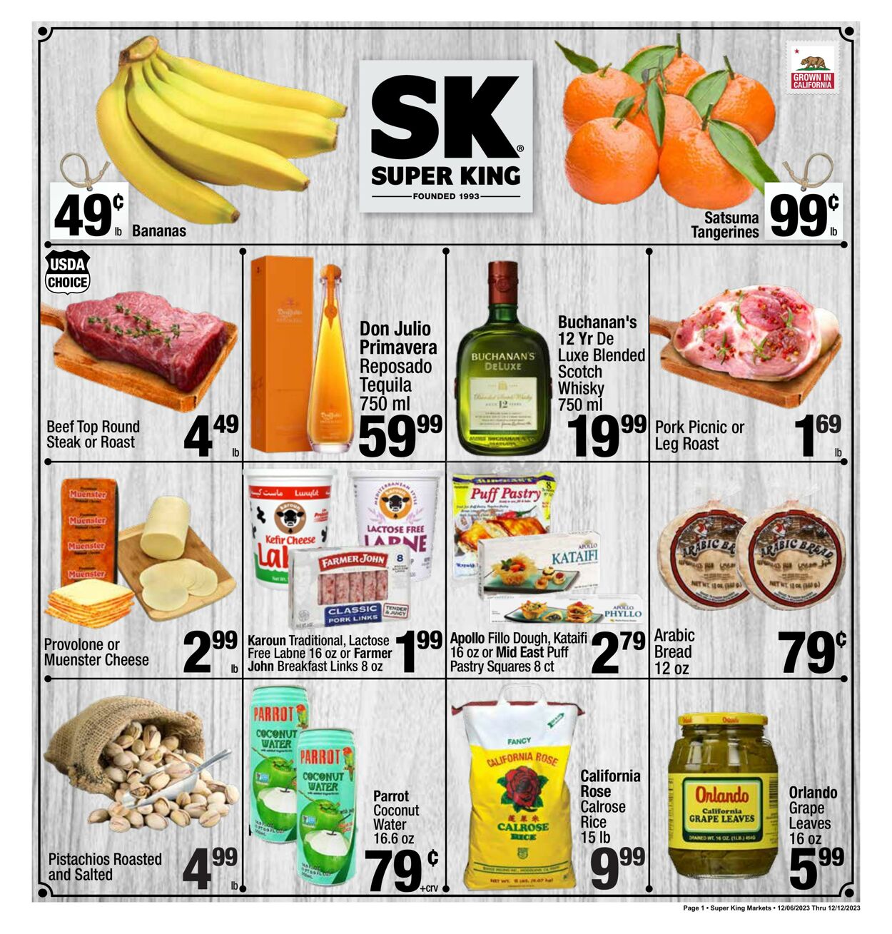 Super King Market Weekly Ad Circular - valid 12/06-12/12/2023