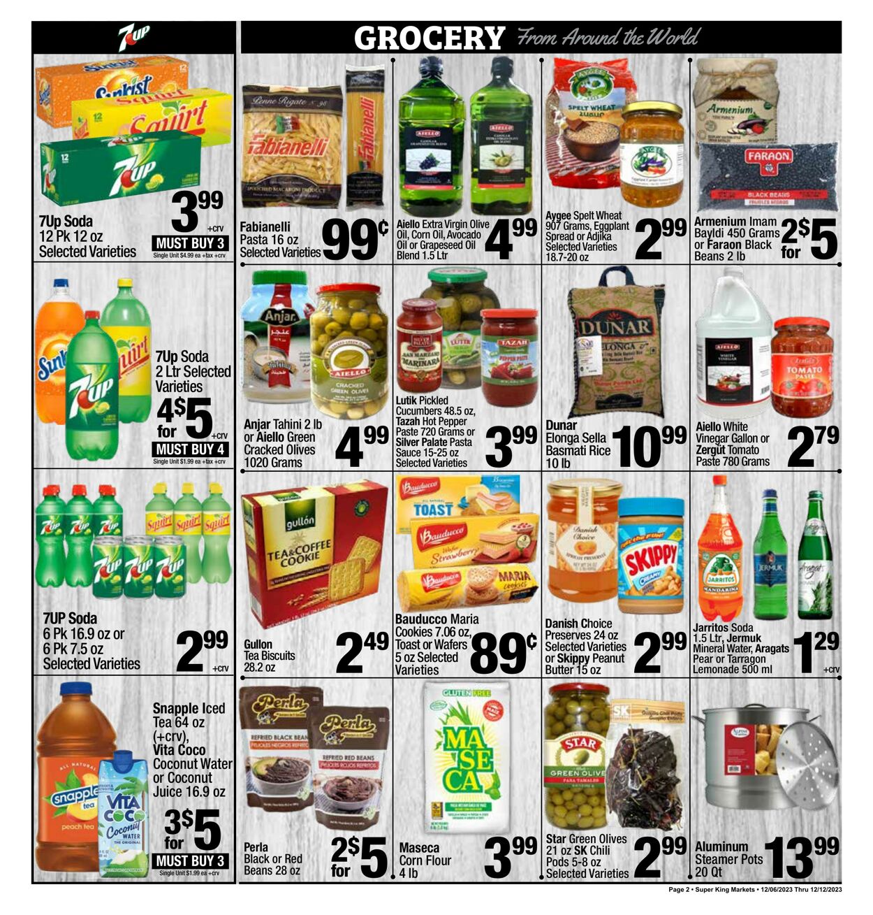 Super King Market Weekly Ad Circular - valid 12/06-12/12/2023 (Page 2)