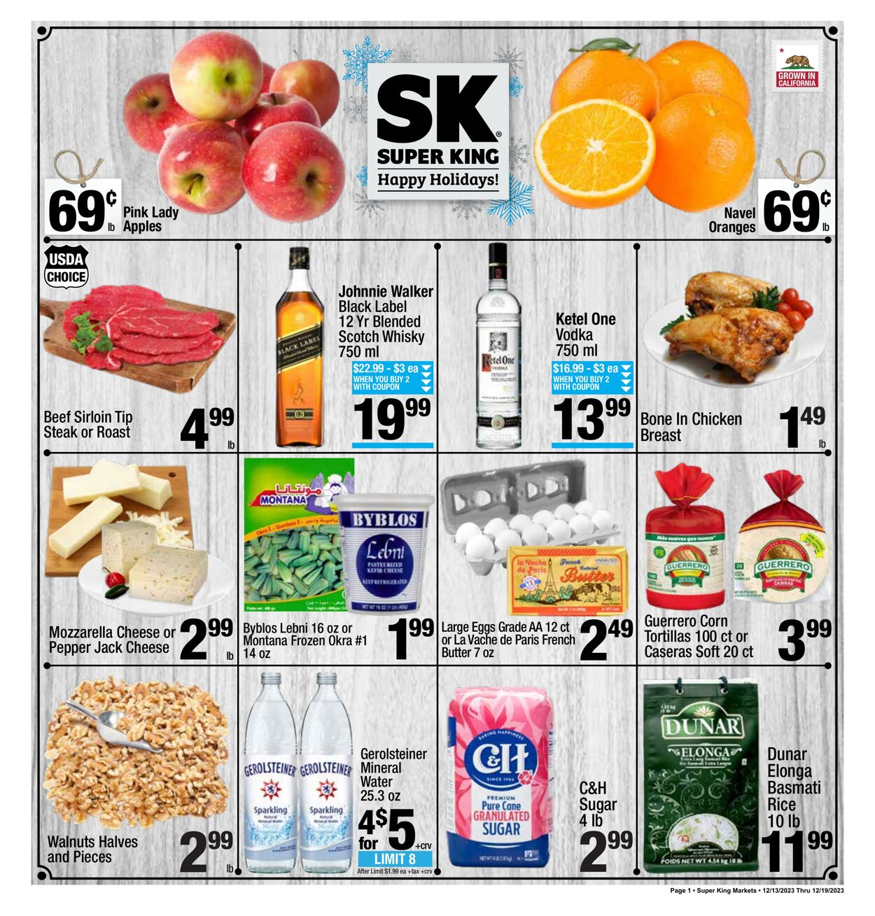 Super King Market Weekly Ad Circular - valid 12/13-12/19/2023