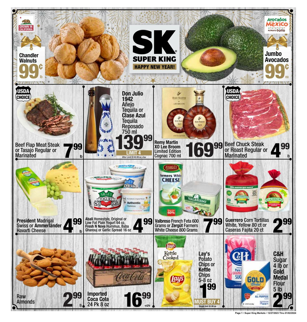 Super King Market Weekly Ad Circular - valid 12/27-01/02/2024