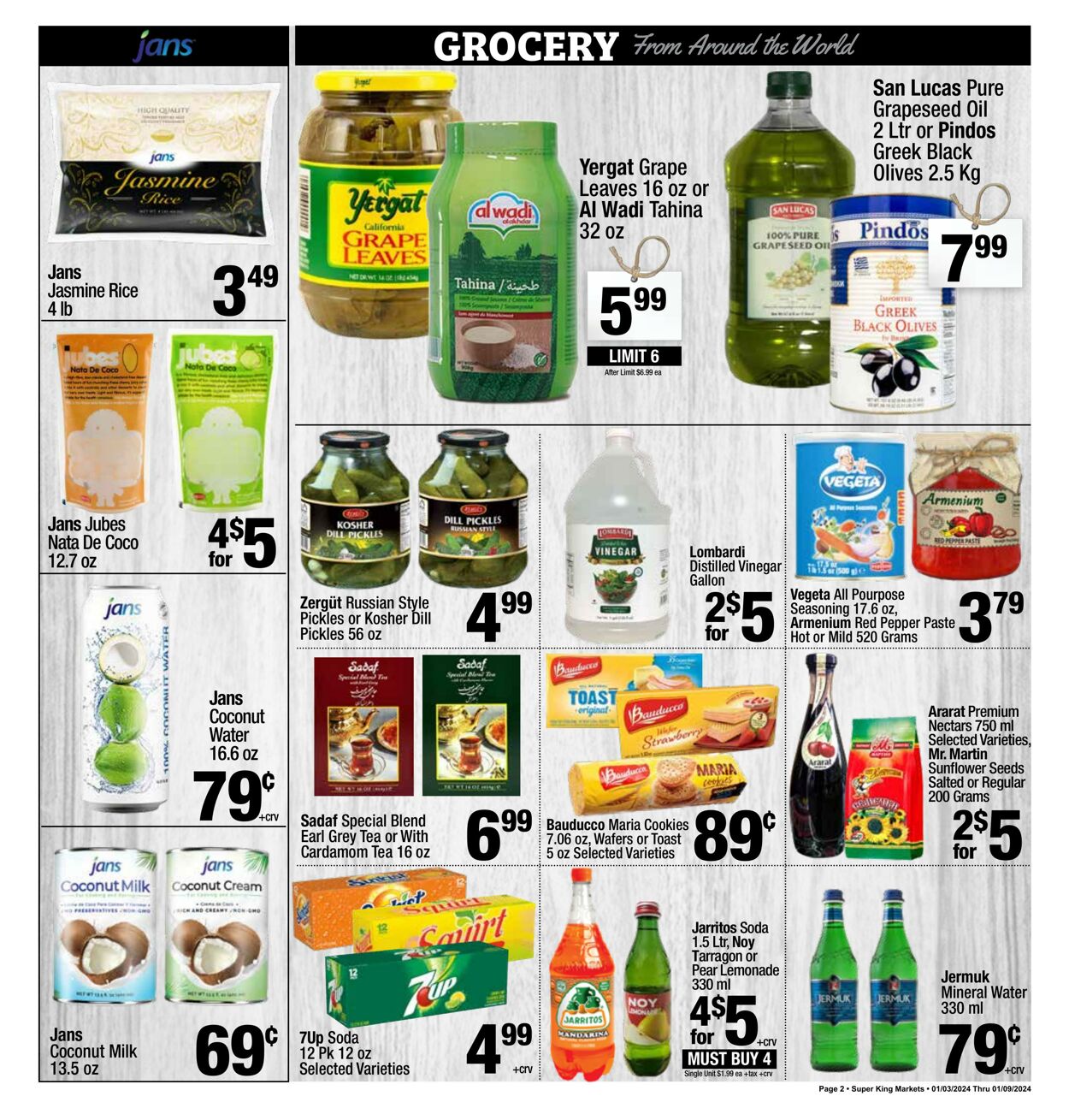 Super King Market Weekly Ad Circular - valid 01/03-01/09/2024 (Page 2)