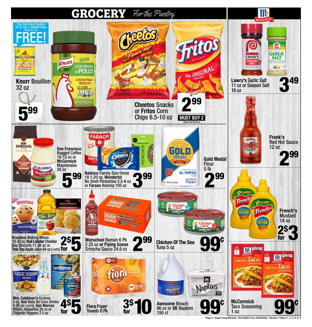 Super King Market Weekly Ad Circular - valid 02/14-02/20/2024 (Page 3)
