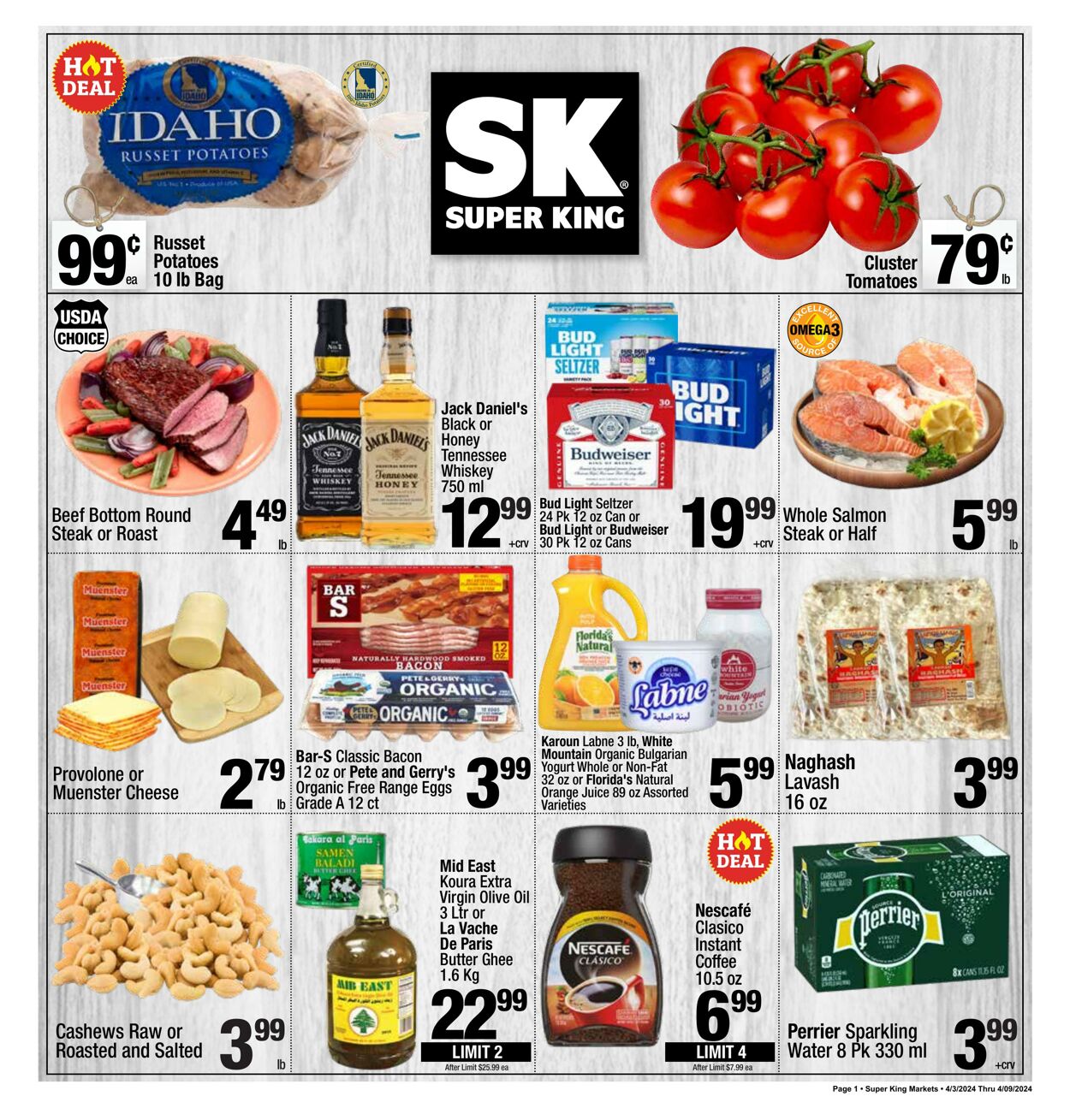 Super King Market Weekly Ad Circular - valid 04/03-04/09/2024