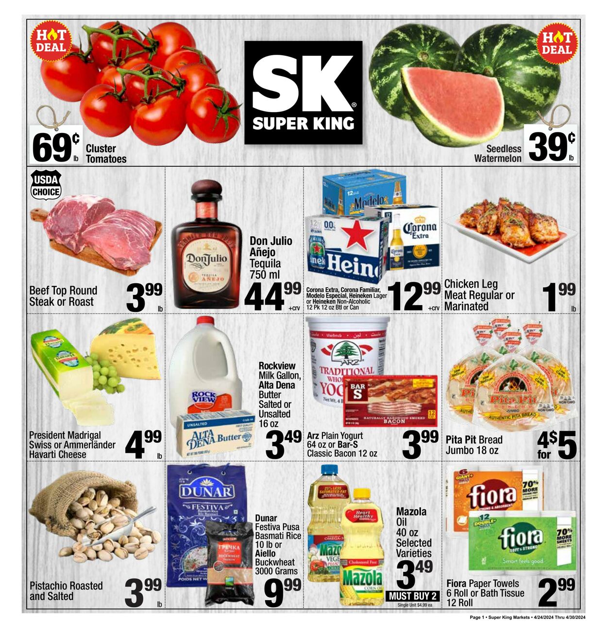 Super King Market Weekly Ad Circular - valid 04/24-05/01/2024