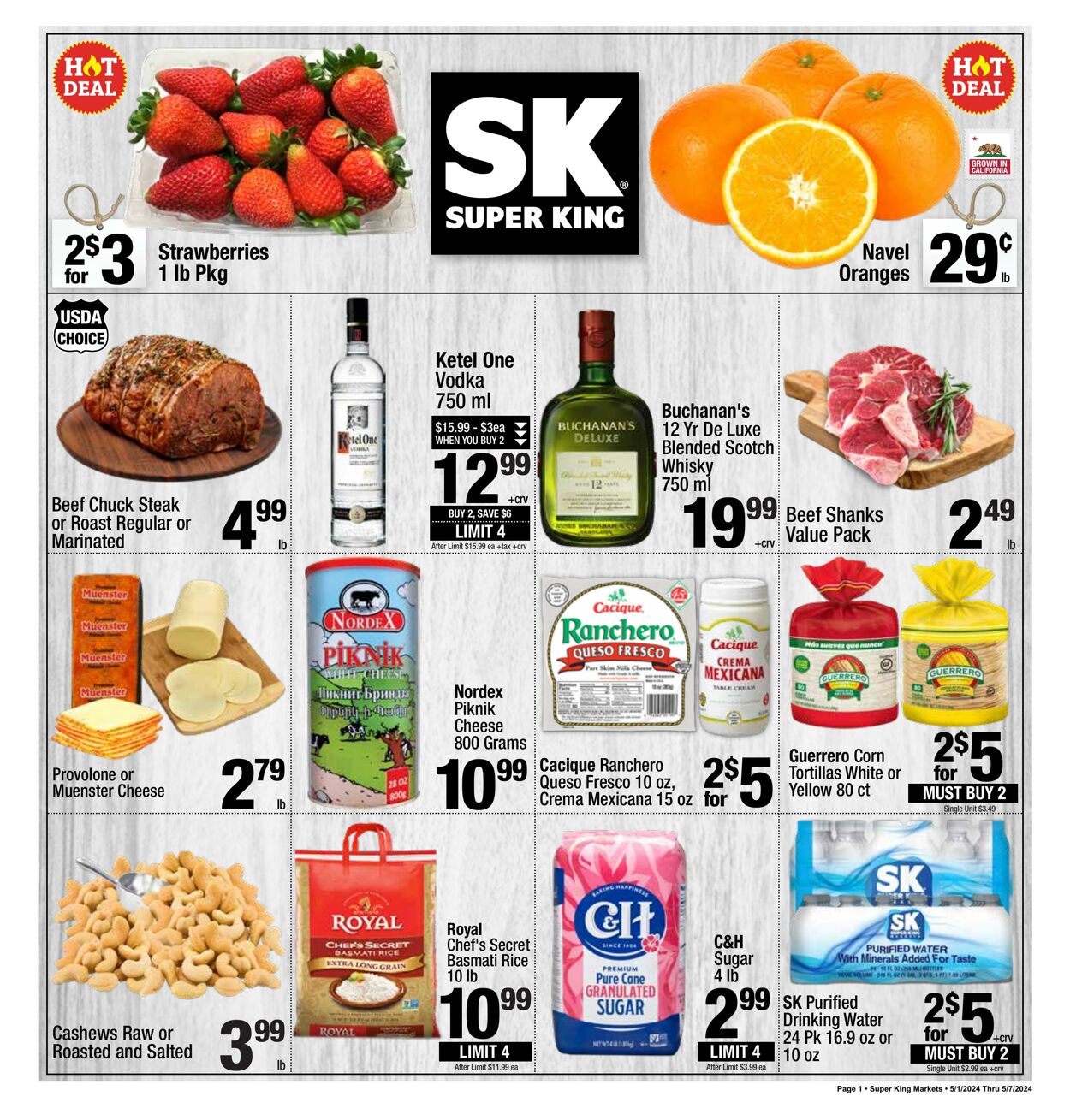 Super King Market Weekly Ad Circular - valid 05/01-05/07/2024